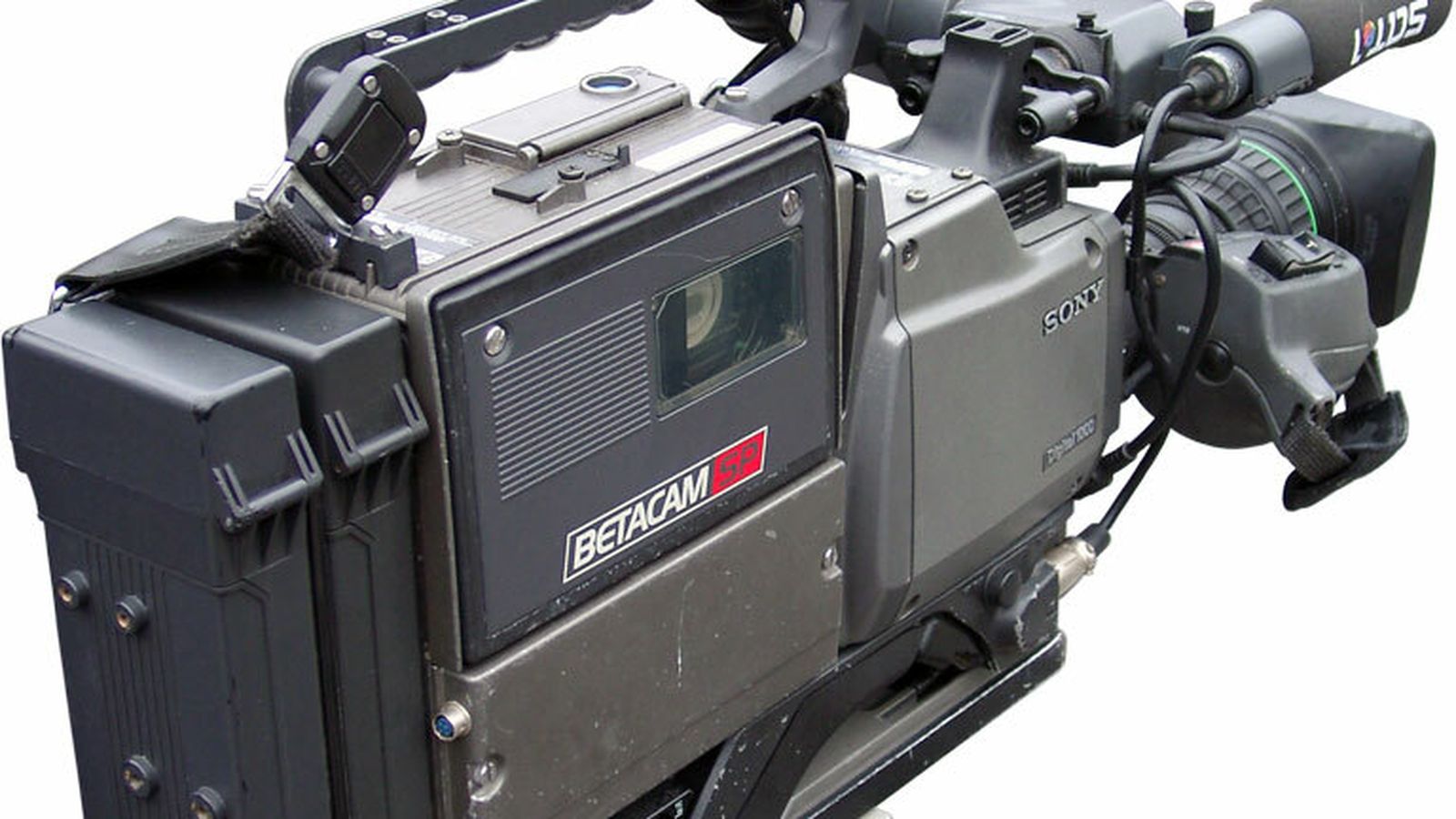 Una cámara Sony Betacam