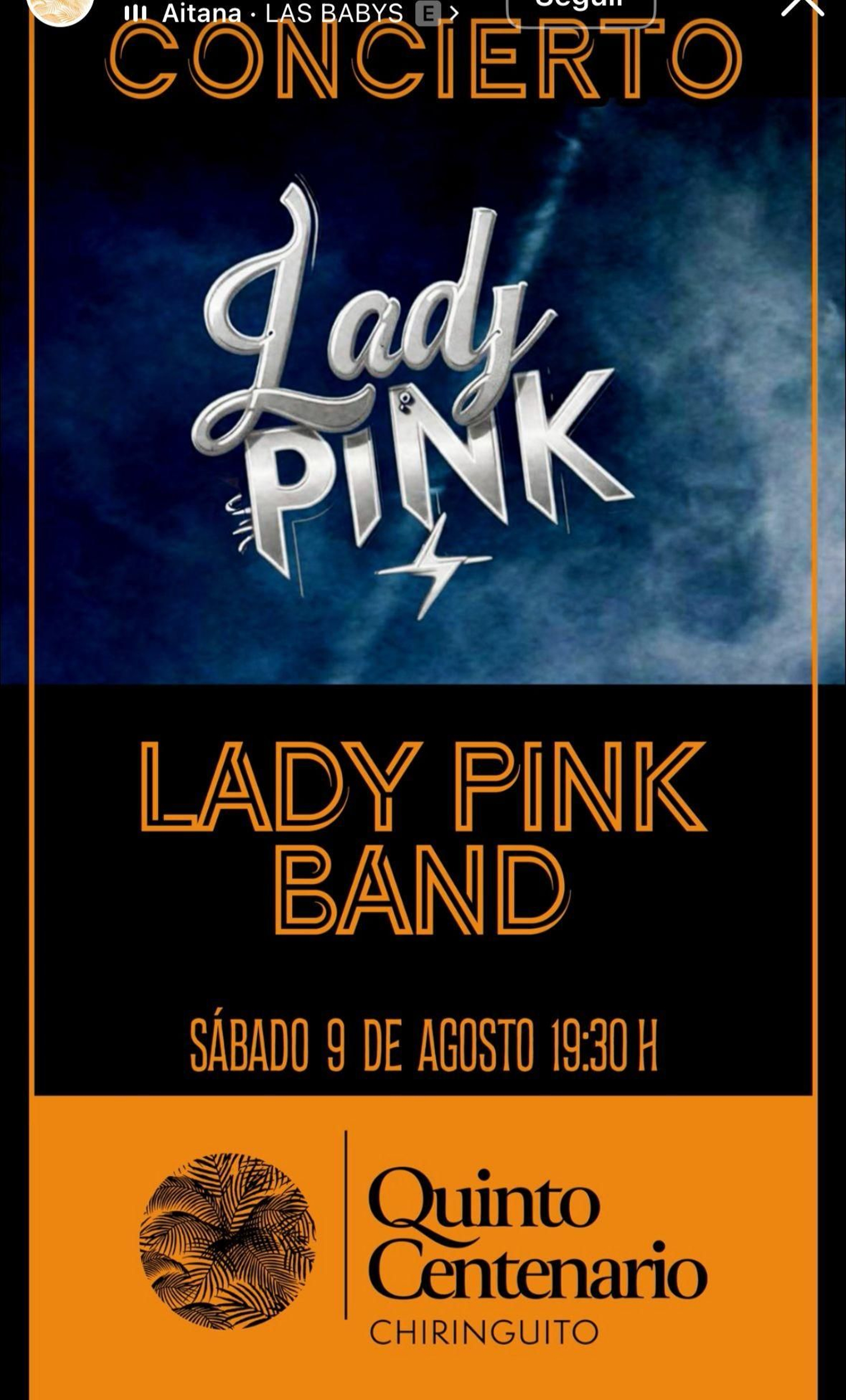 Lady Pink Band, en chiringuito Quinto Centenario. Sanlúcar.