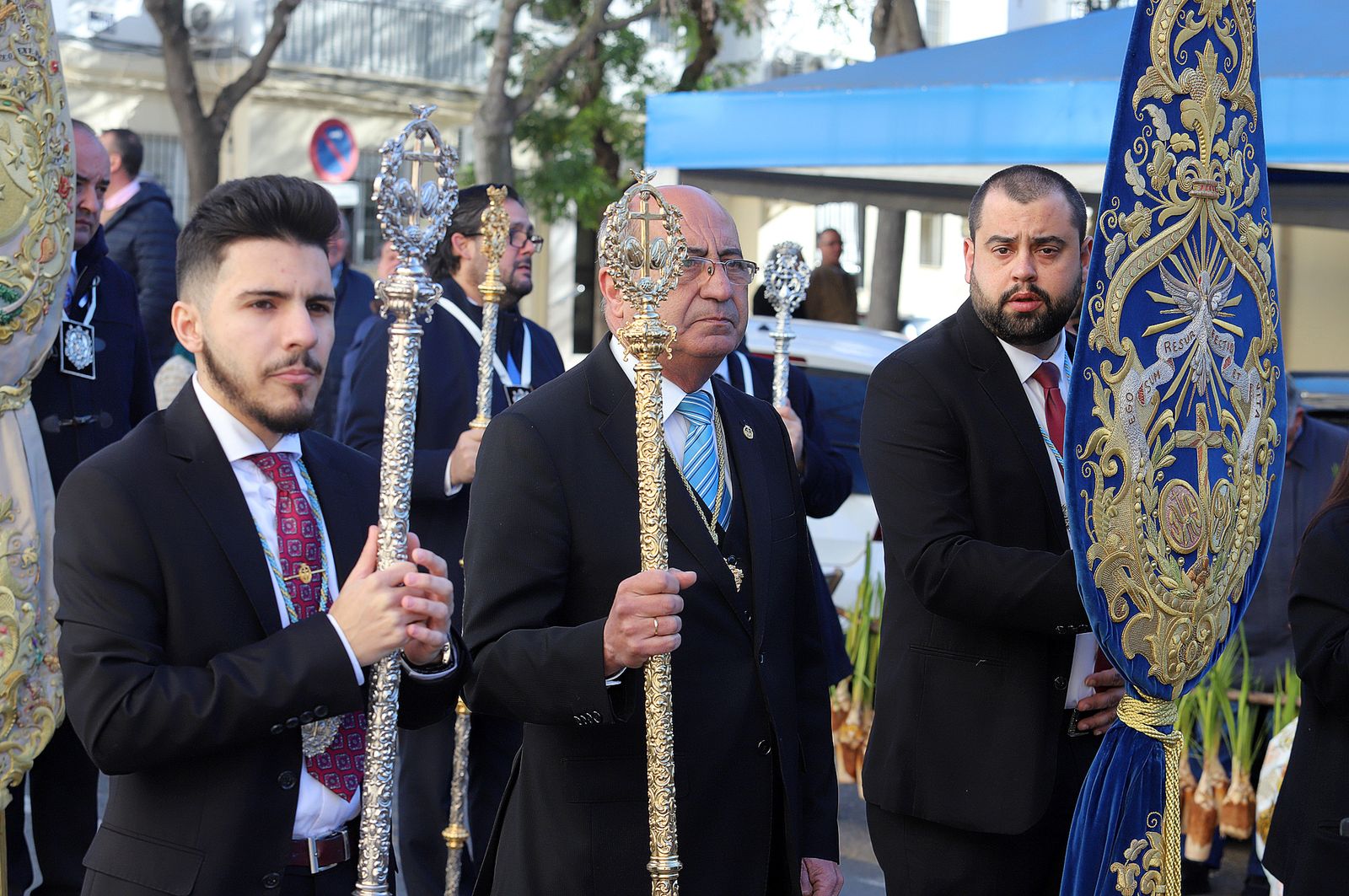 Imágenes de la procesión de San Sebastián en Huelva