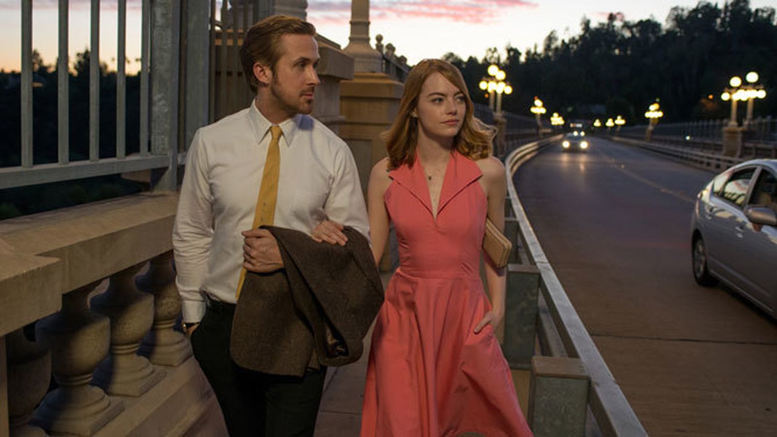 Ryan Goling y Emma Stone, en 'La La Land'.