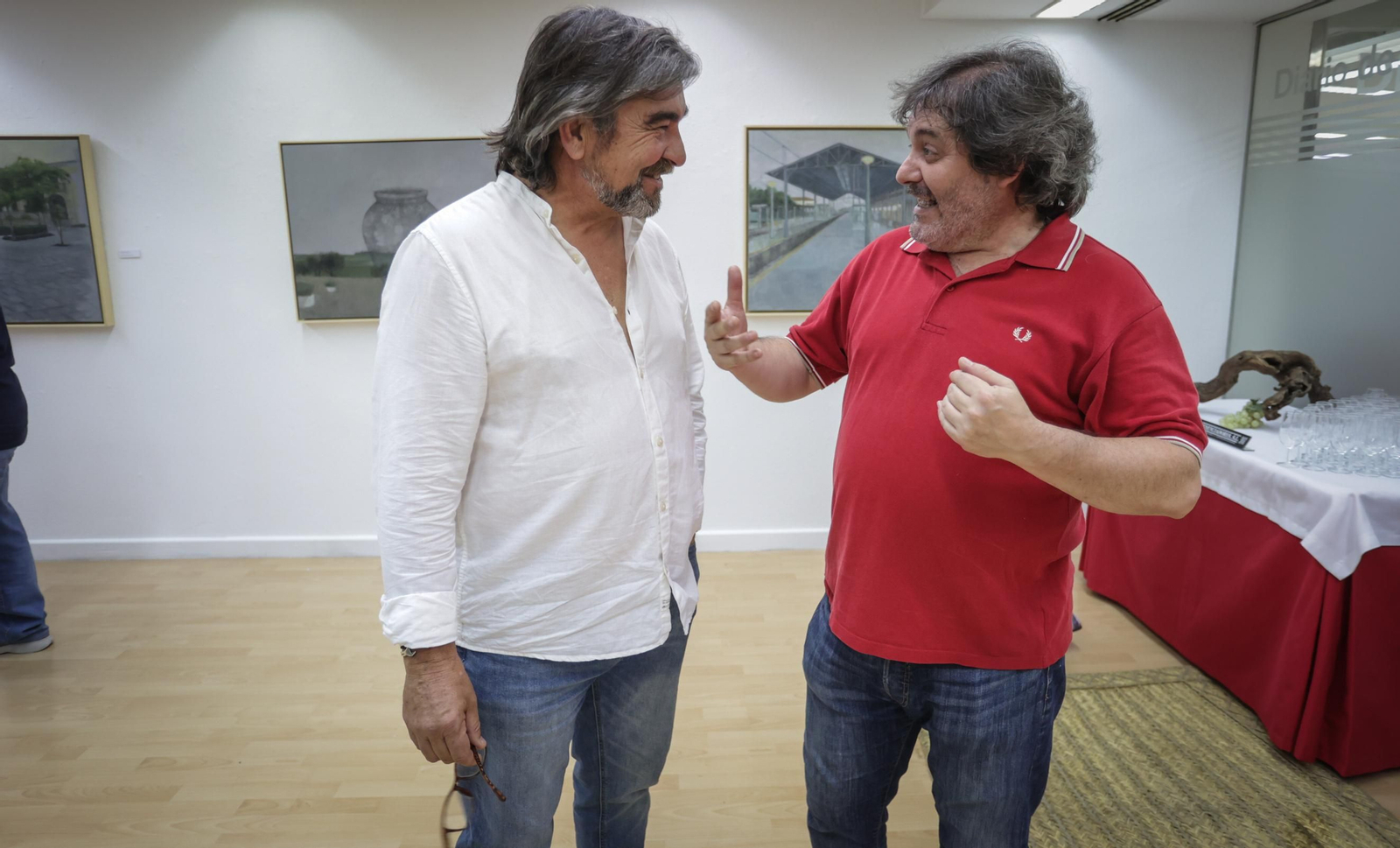Fotos de la inauguración de la exposición de Jaime Pandelet en la sala ArteAdiario