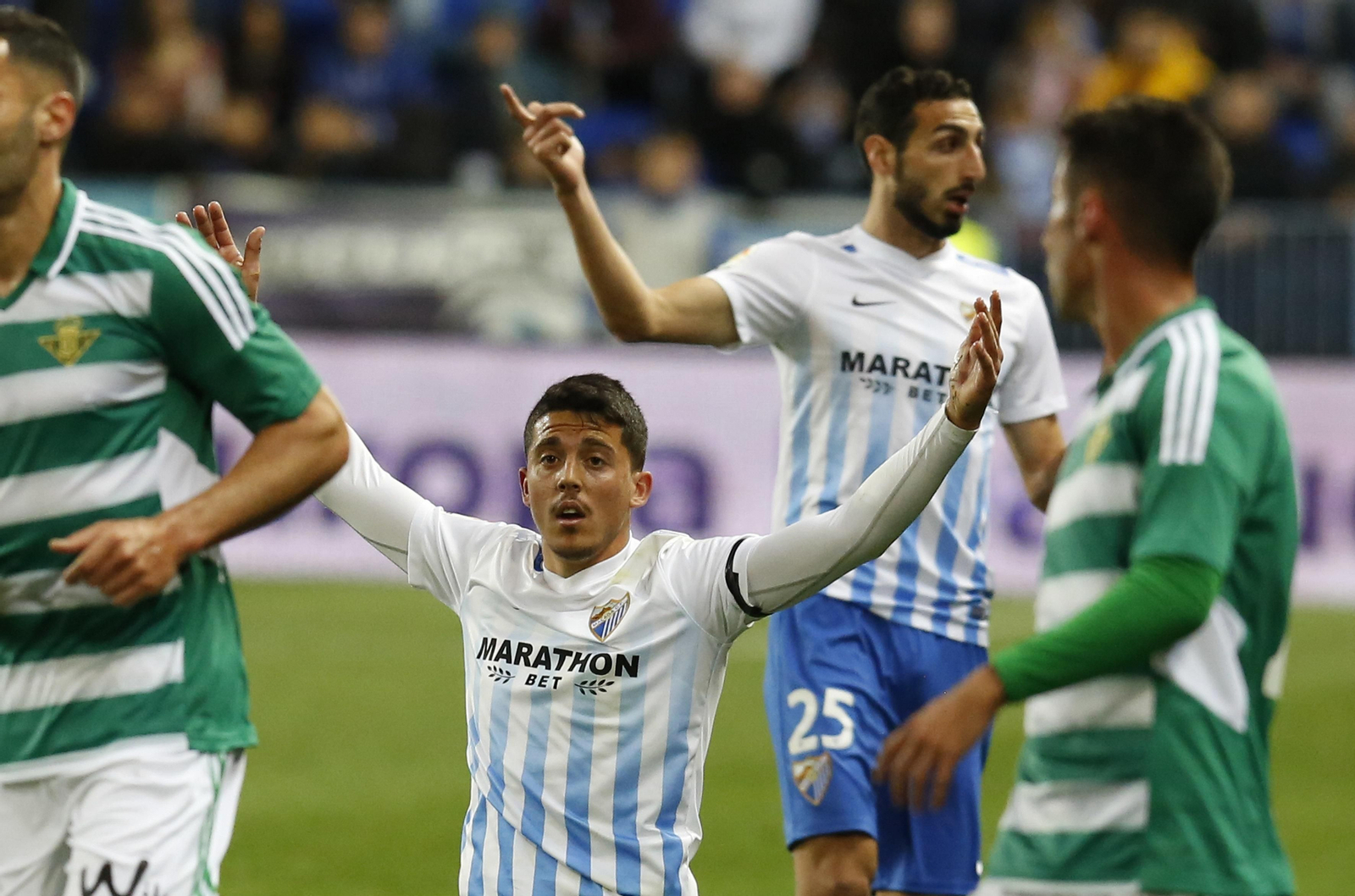 Las imágenes del Málaga-Betis