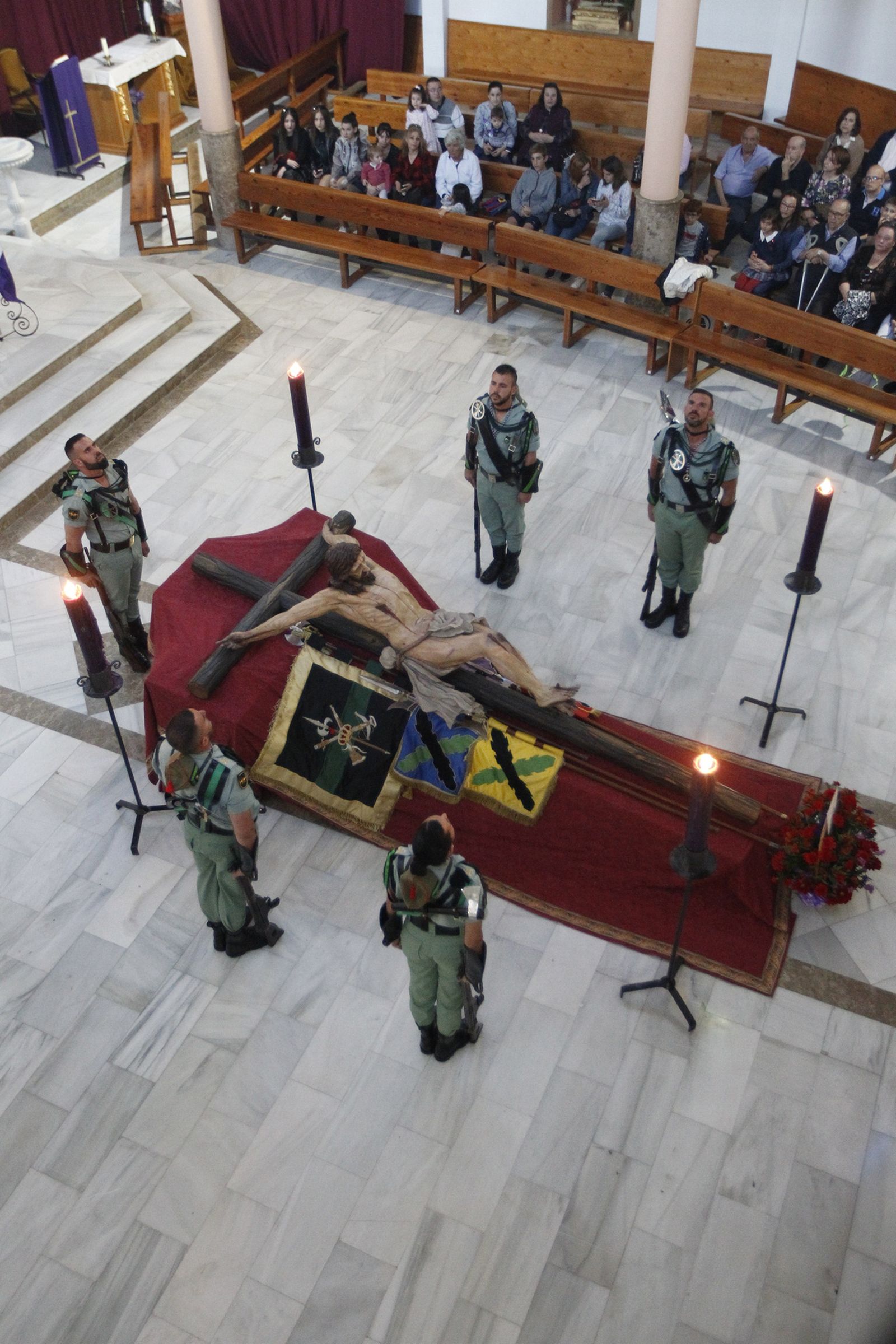Custodia del Cristo de la Buena Muerte de La Legión. Semana Santa 2019. El Parador