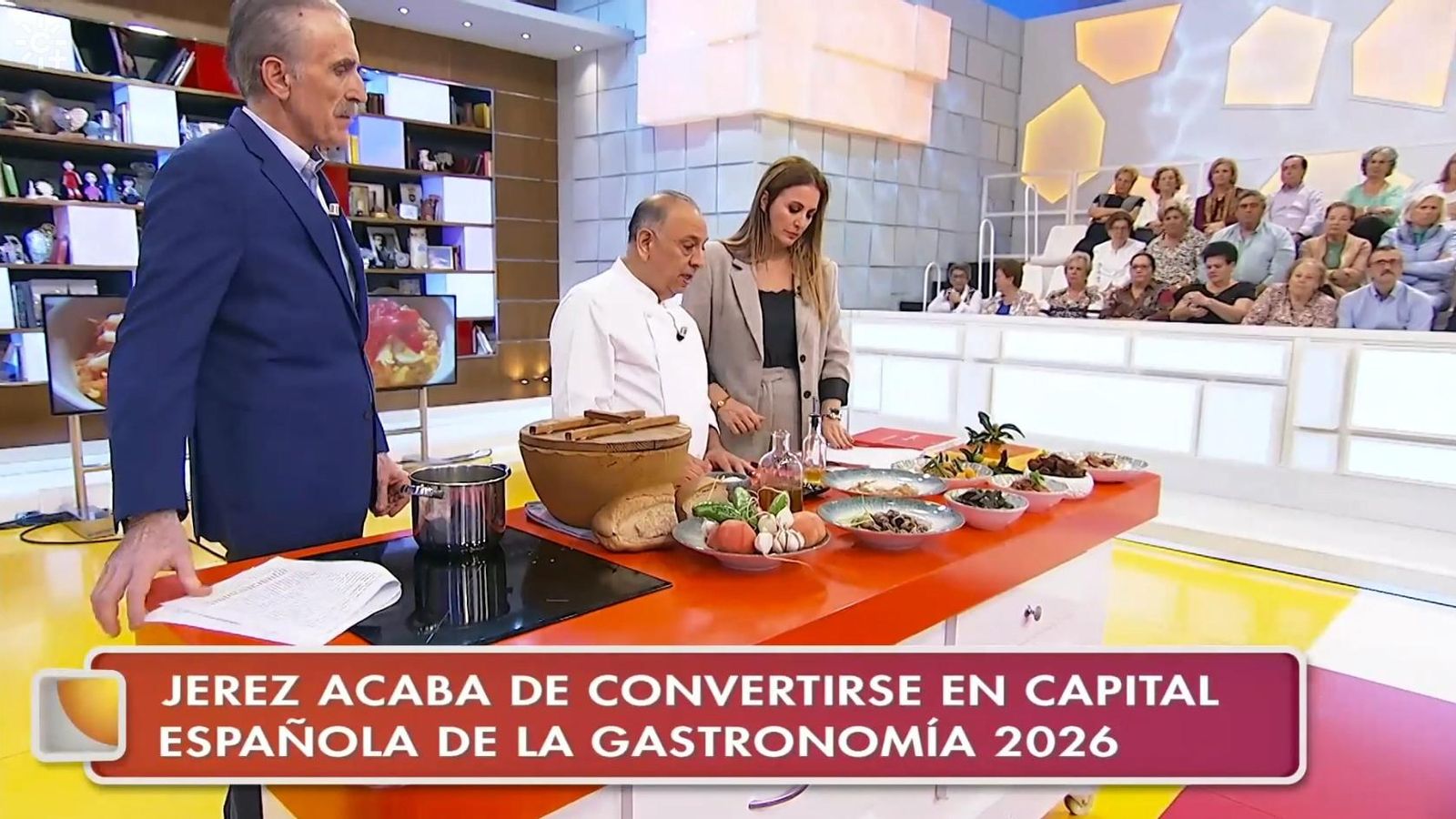 El chef jerezano Manuel Valencia en Canal Sur.