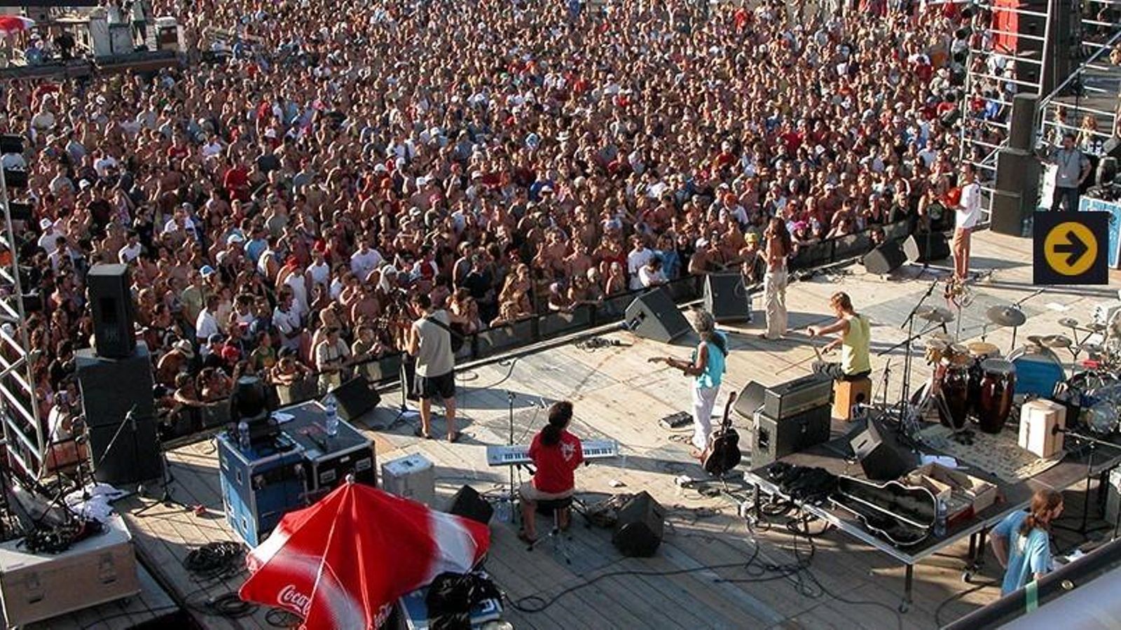 Una imagen del Espárrago Rock de 1998