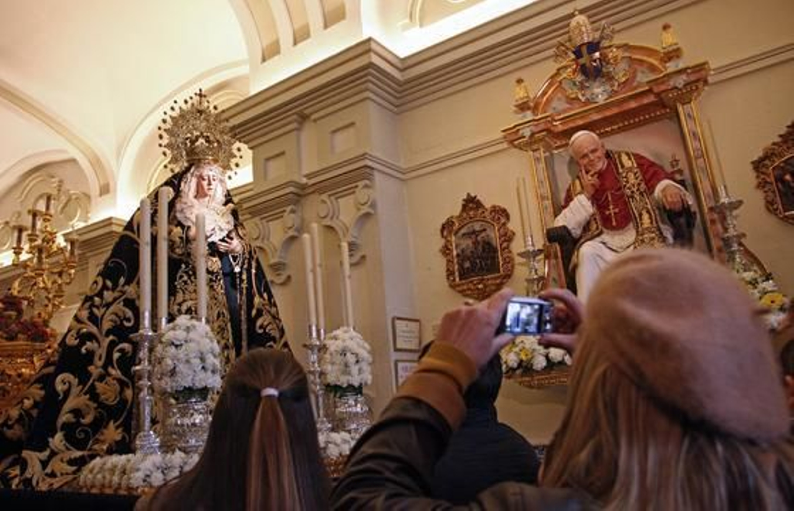 Nuestro Padre Jesús de las Penas y María Santísima de La Estrella, de la Hermandad de La Estrella.

Foto: Belen Vargas