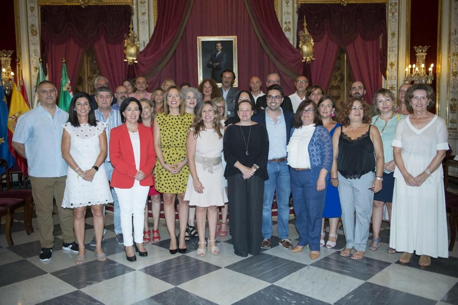 Una de las tomas de posesión de funcionarios en la Diputación.