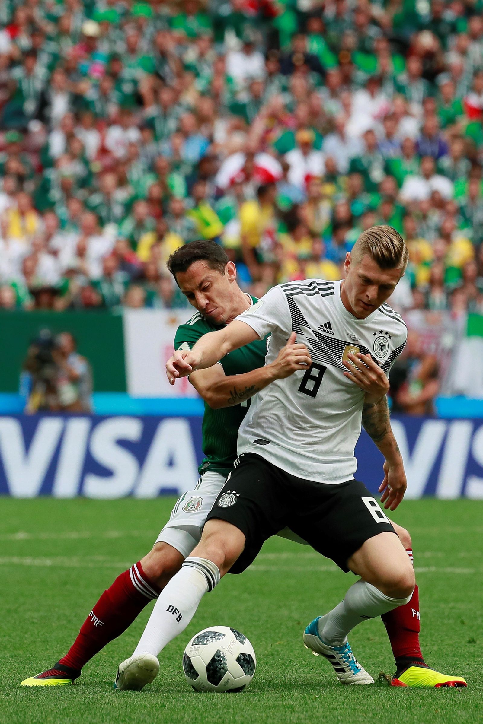 Las imágenes del Alemania-México