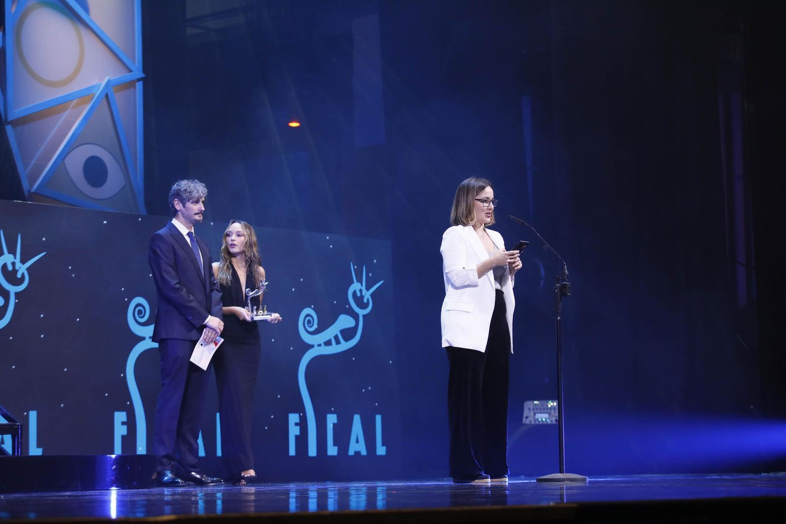 Las imágenes de la gala del Festival Internacional de Cine de Almería (Fical) con el premio 'Almería, tierra de cine' a Karra Elejalde