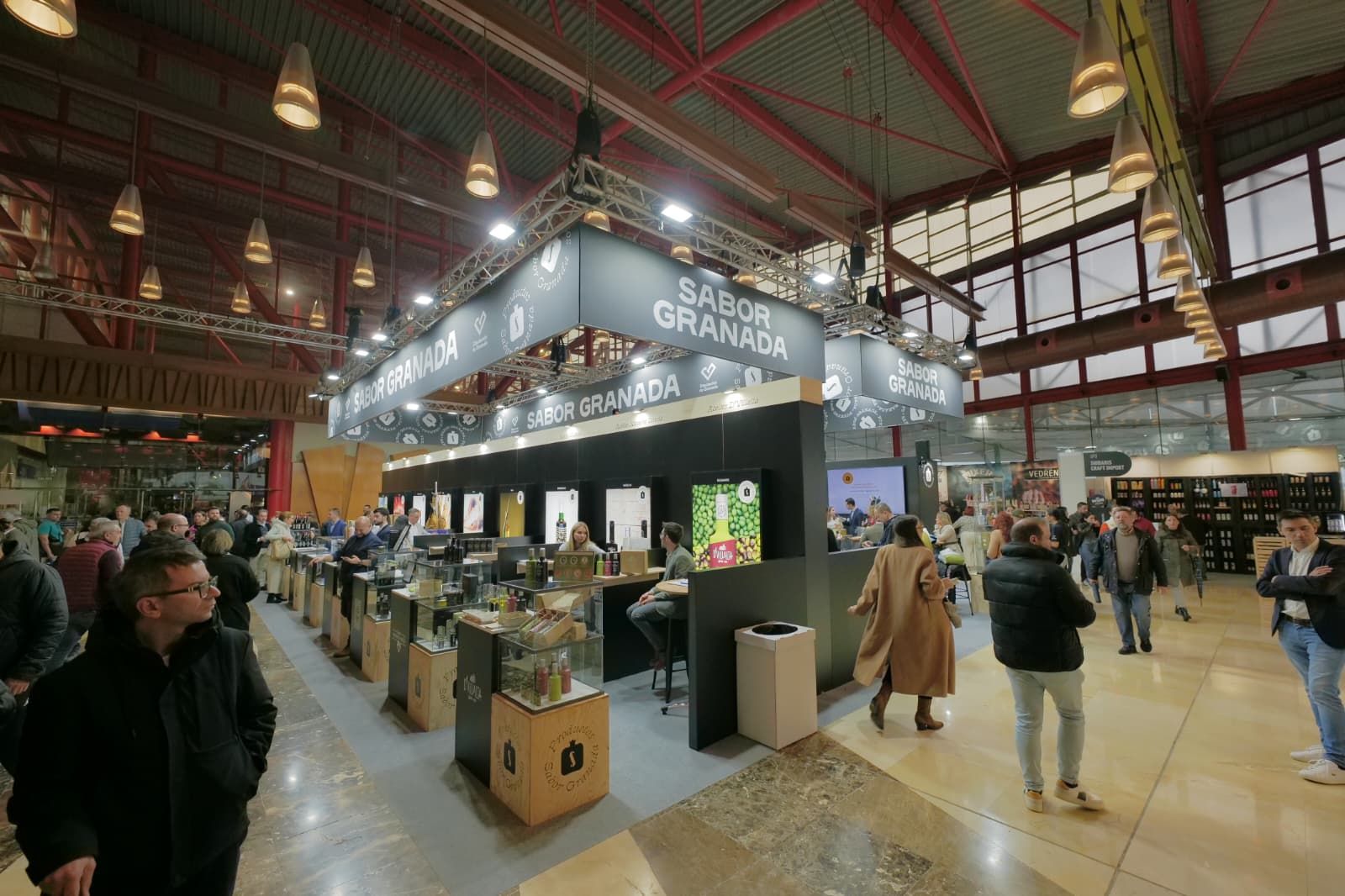 Imagen del stand de Sabor Granada en la Feria H&T de Málaga