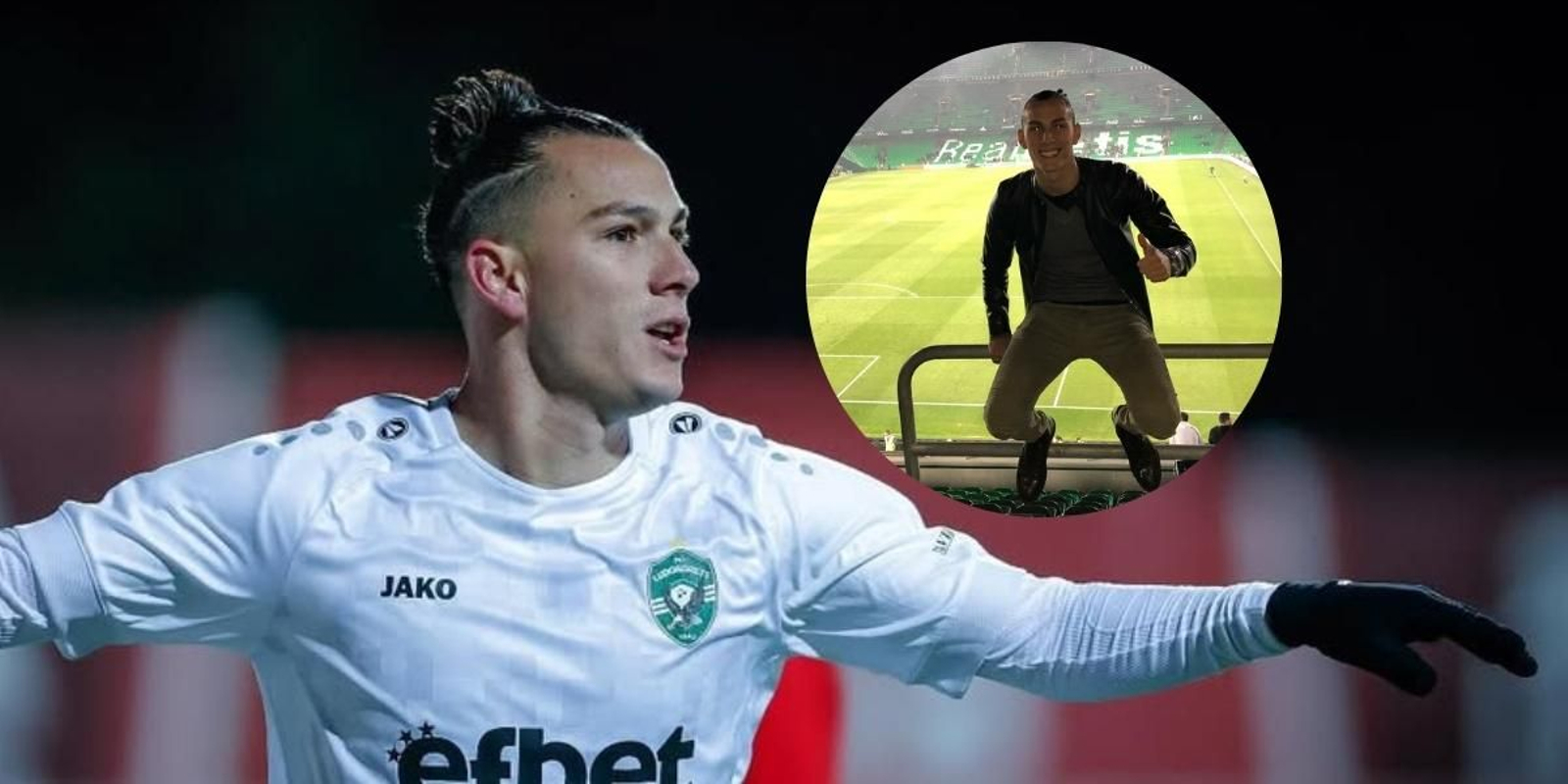 Son en un partido con Ludogorets y como aficionado del Betis