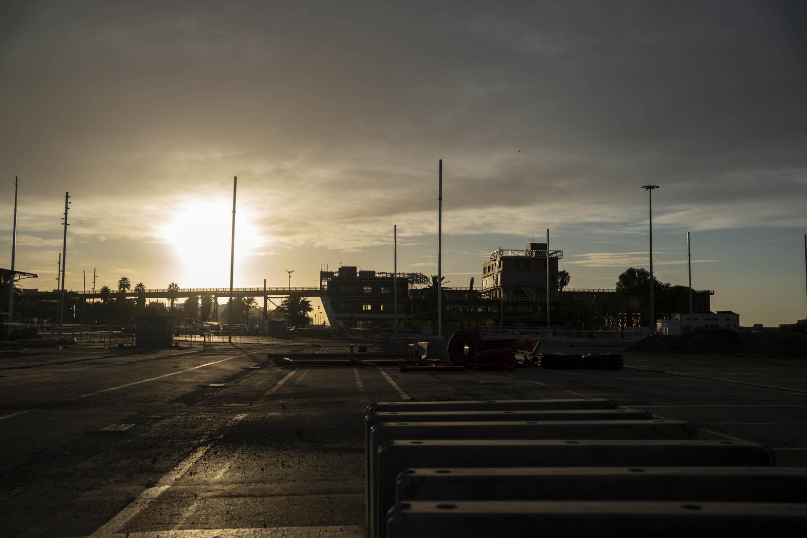 En imágenes las obras del Puerto Ciudad de Almería