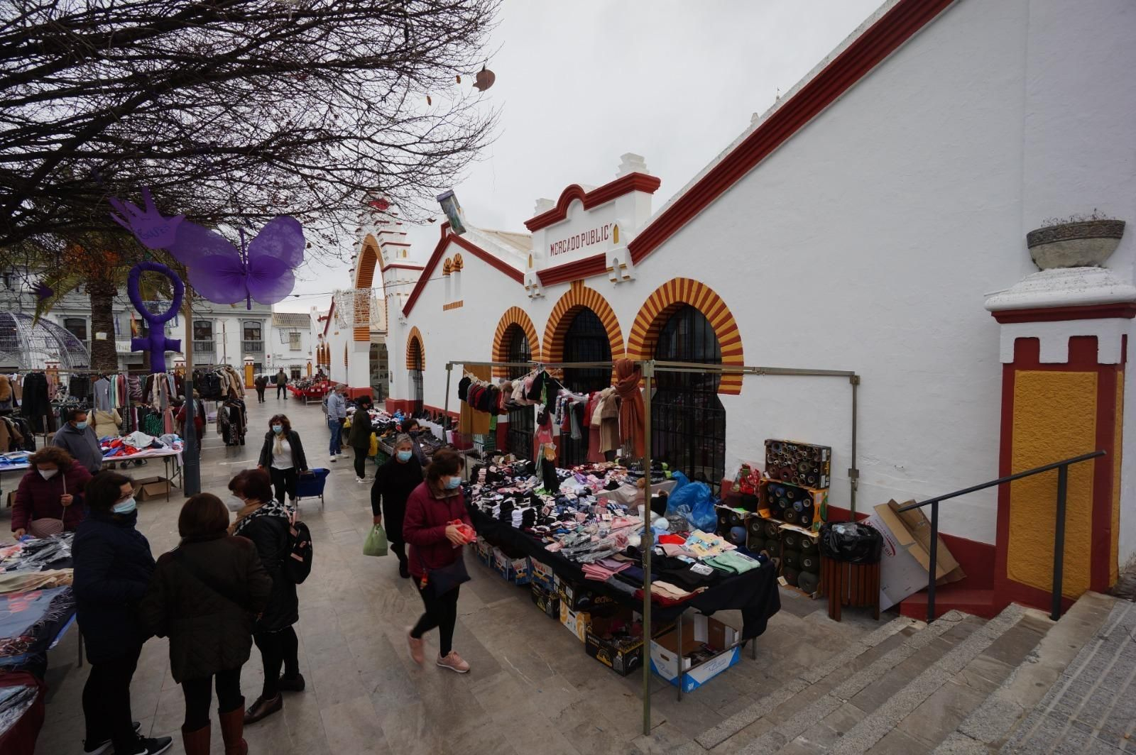 El mercado de Nueva Carteya.