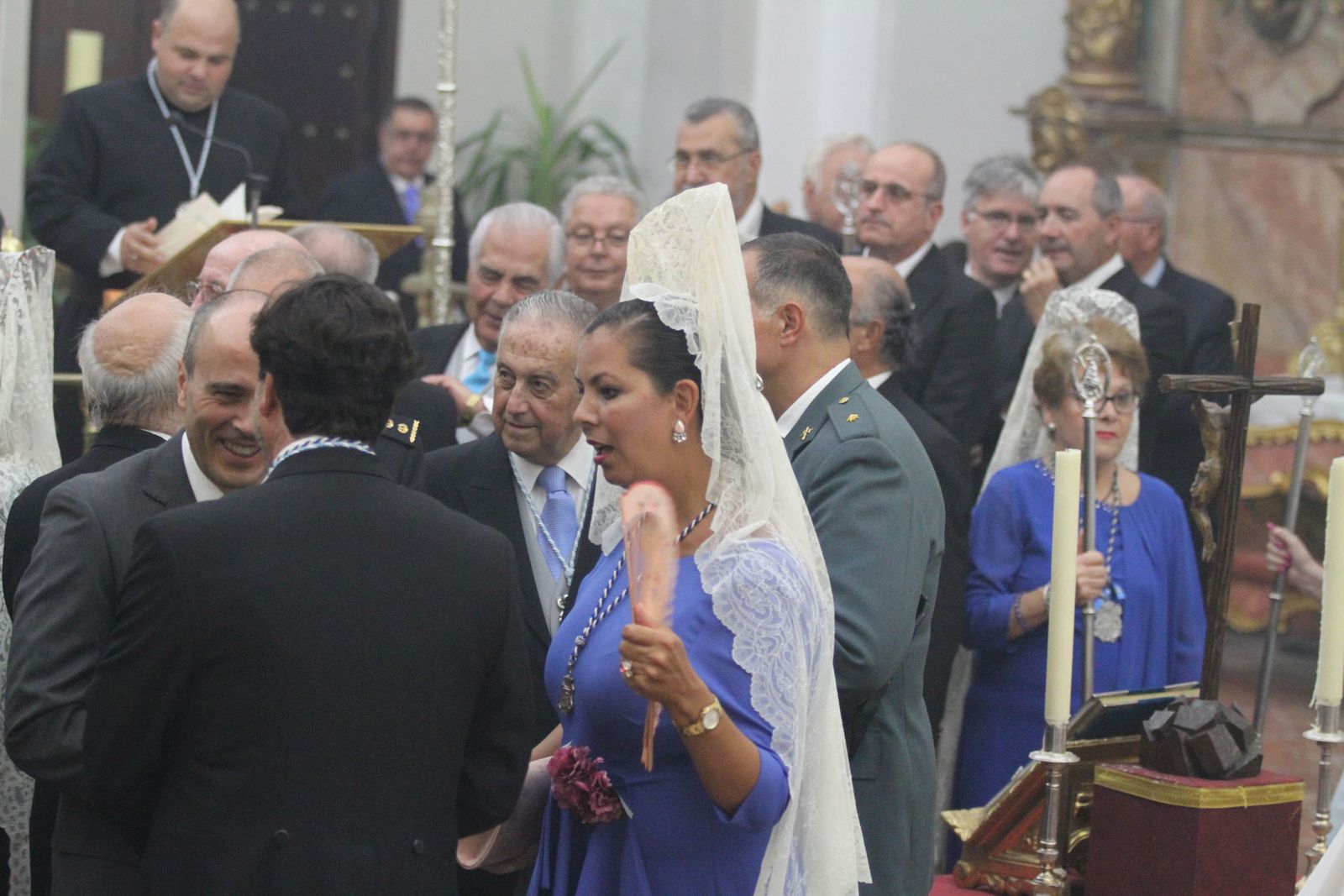 Procesión solemne de la Virgen de la Cinta.
