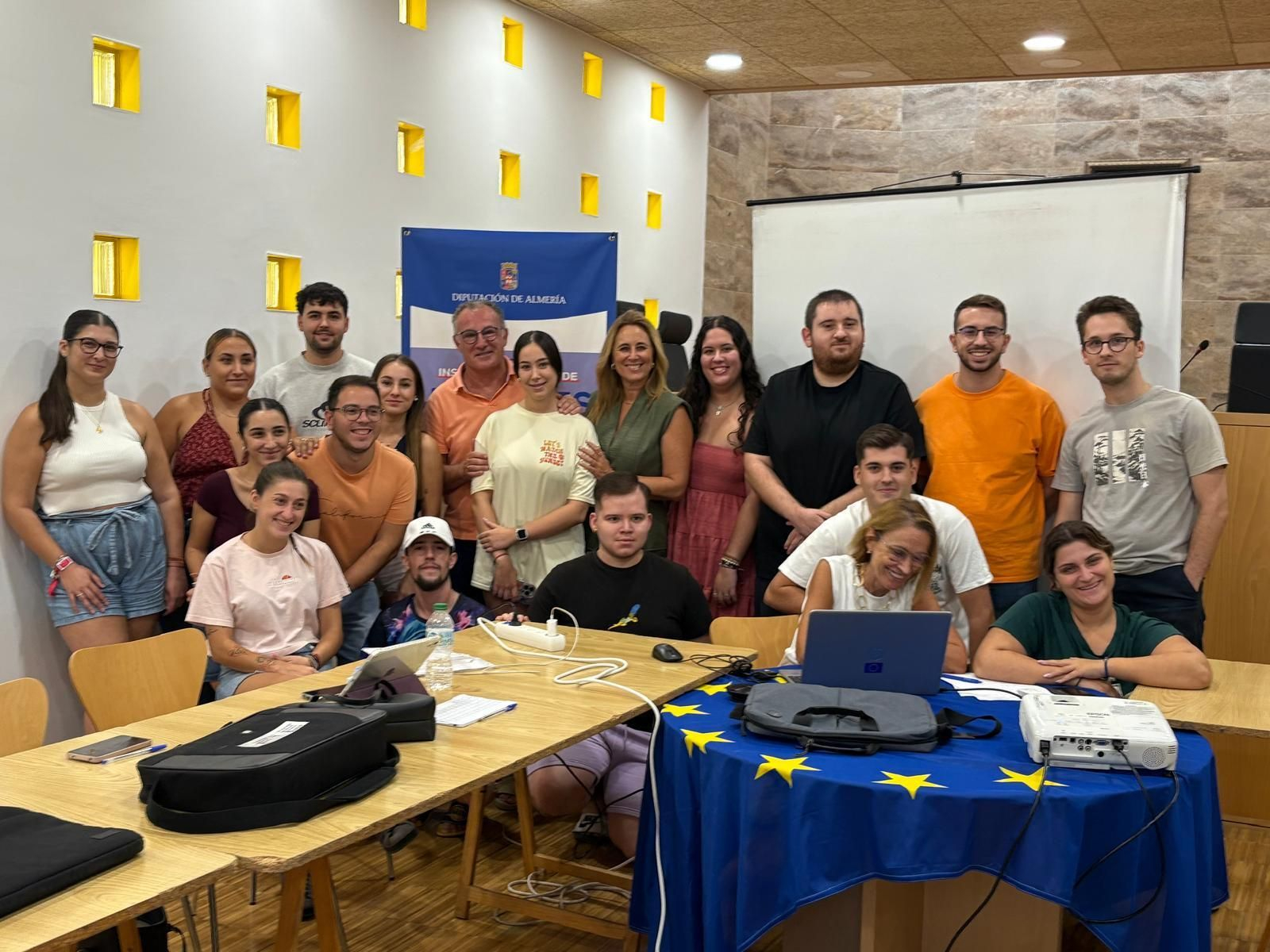 Participantes en el programa de inserción laboral.