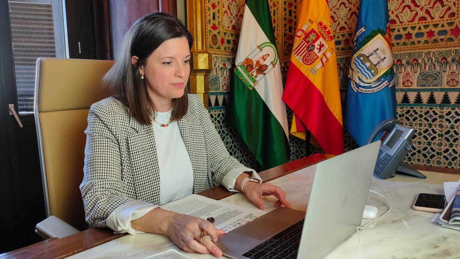 La alcaldesa, Patricia Cavada, en una imagen de archivo.