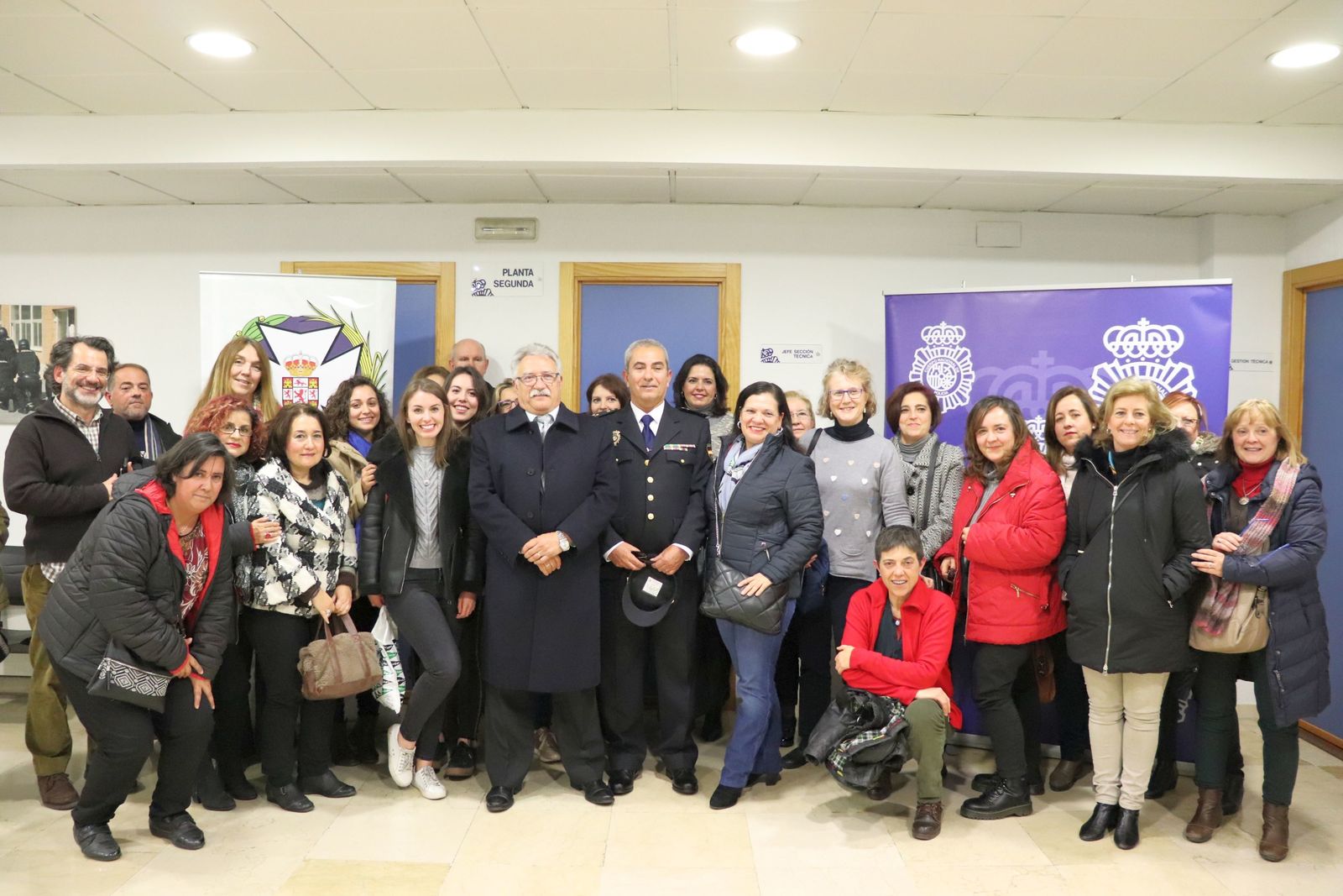 Participantes en la charla informativa.