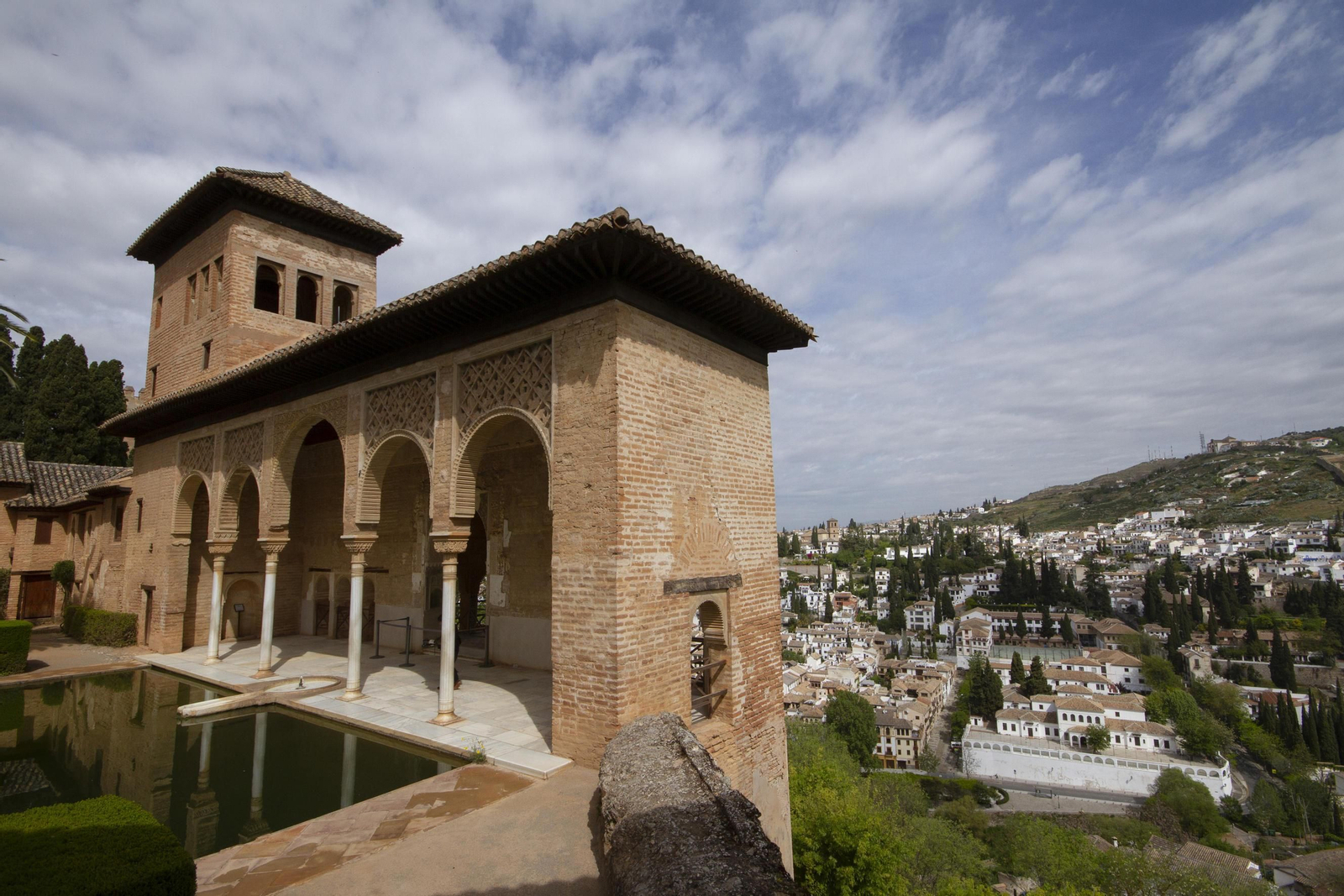 Las fotos de la Alhambra cerrada en el Día de los Monumentos