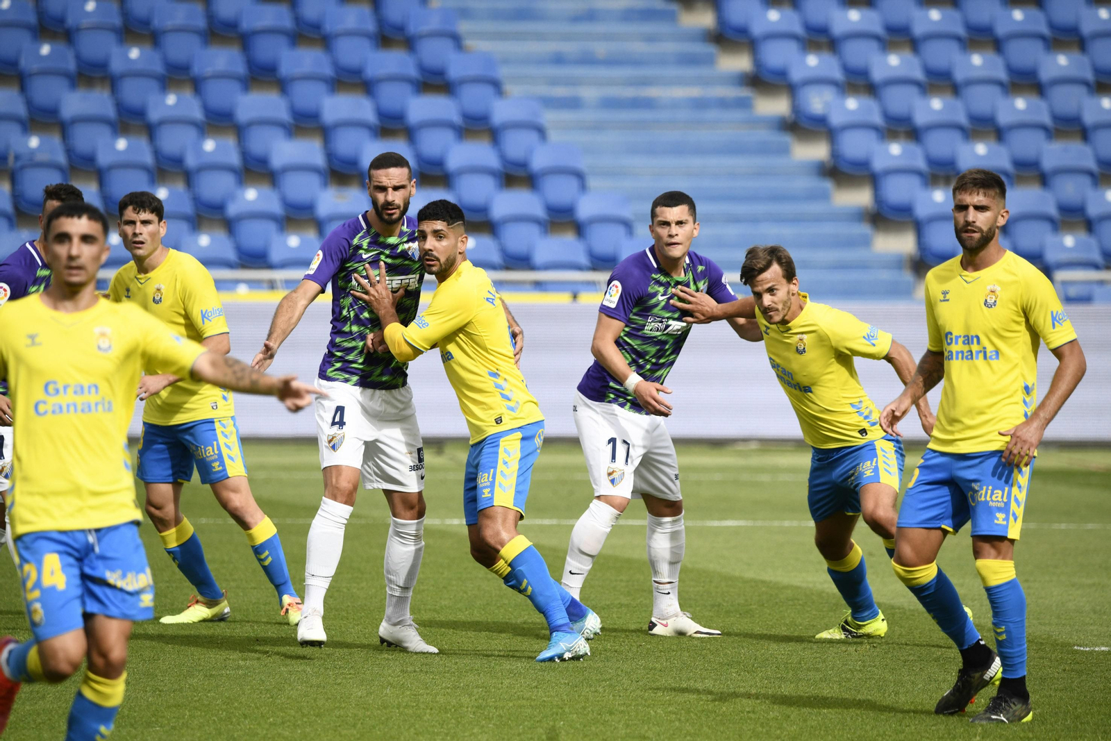 El Las Palmas-Málaga CF, en fotos