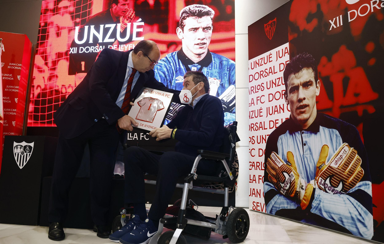 Las imágenes de Juan Carlos Unzué, Dorsal de Leyenda del Sevilla fc