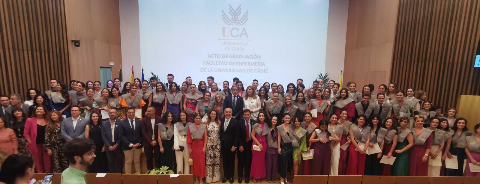 El acto de graduación de la Facultad de Enfermería de Algeciras.