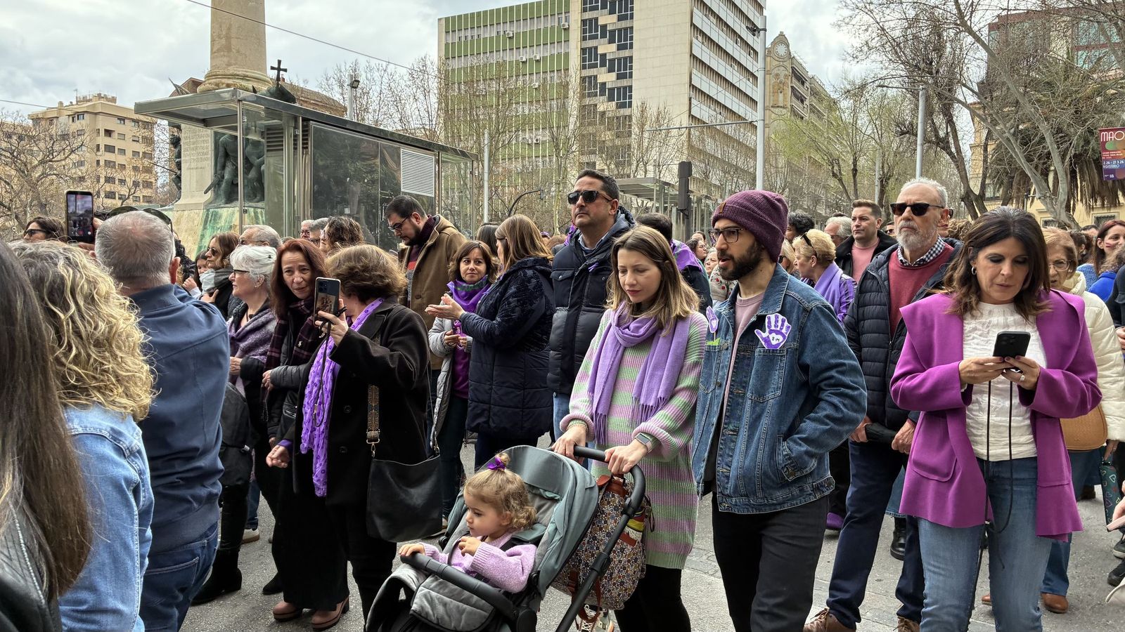 Manifestación del Día de la Mujer en Jaén.