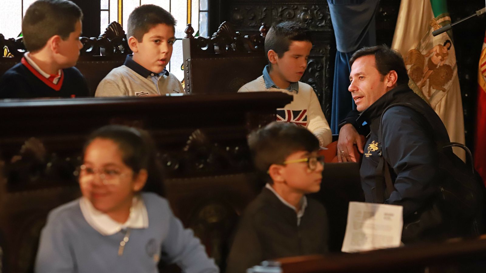 Pleno infantil en el Ayuntamiento de Algeciras