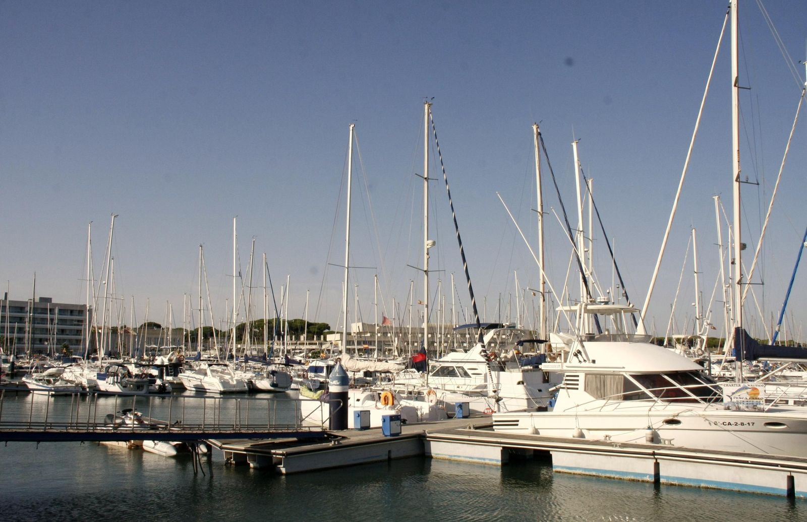 Una vista del complejo náutico de Puerto Sherry.