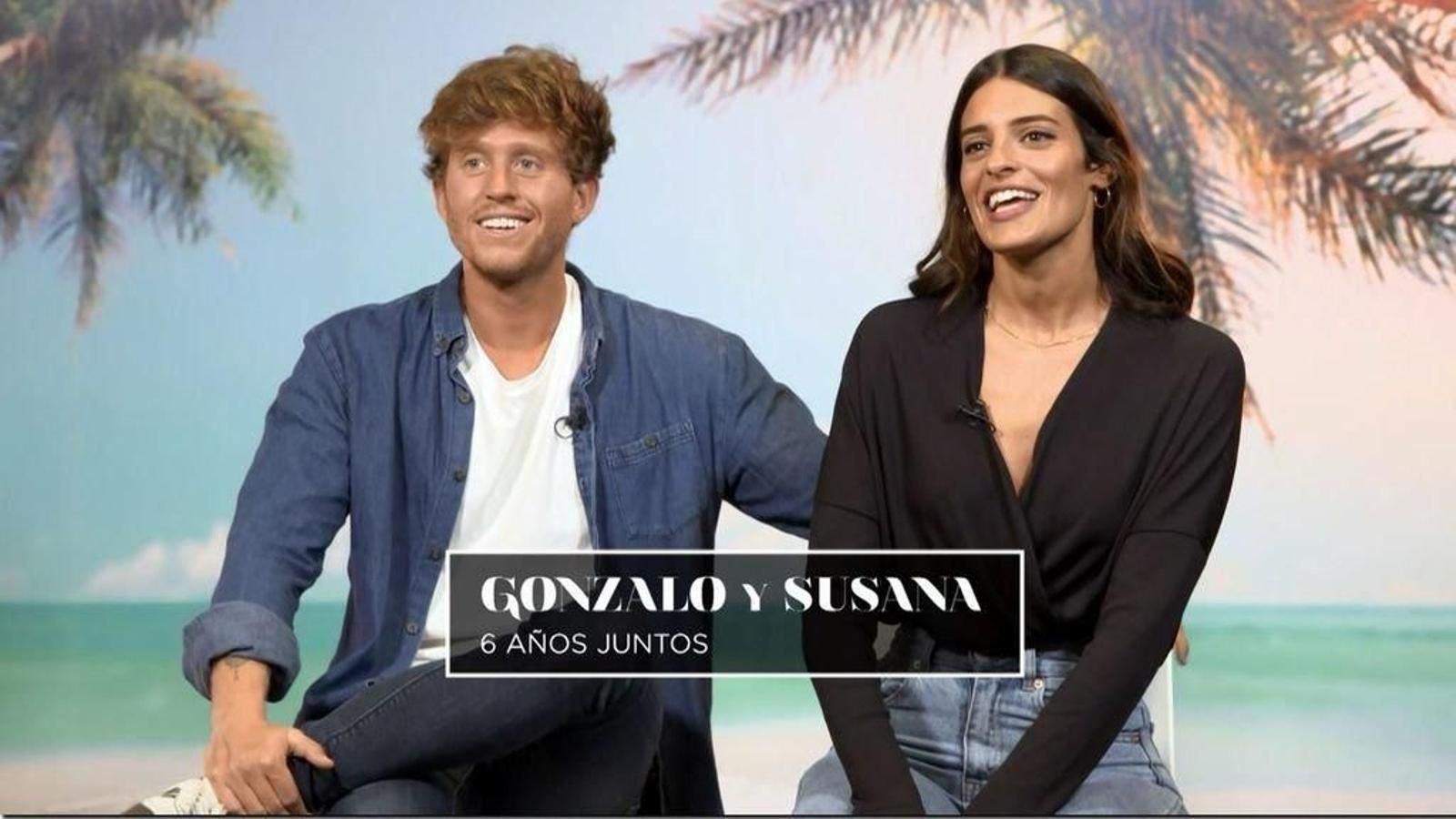Susana y Gonzalo, una relación sentimental que saltó por los aires en 'La isla de las tentaciones'. Susana y Gonzalo, una relación sentimental que saltó por los aires en 'La isla de las tentaciones'.