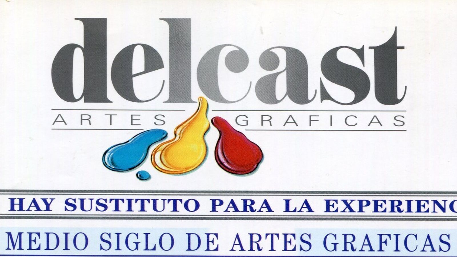 Logotipo de Delcast en su 50 aniversario.