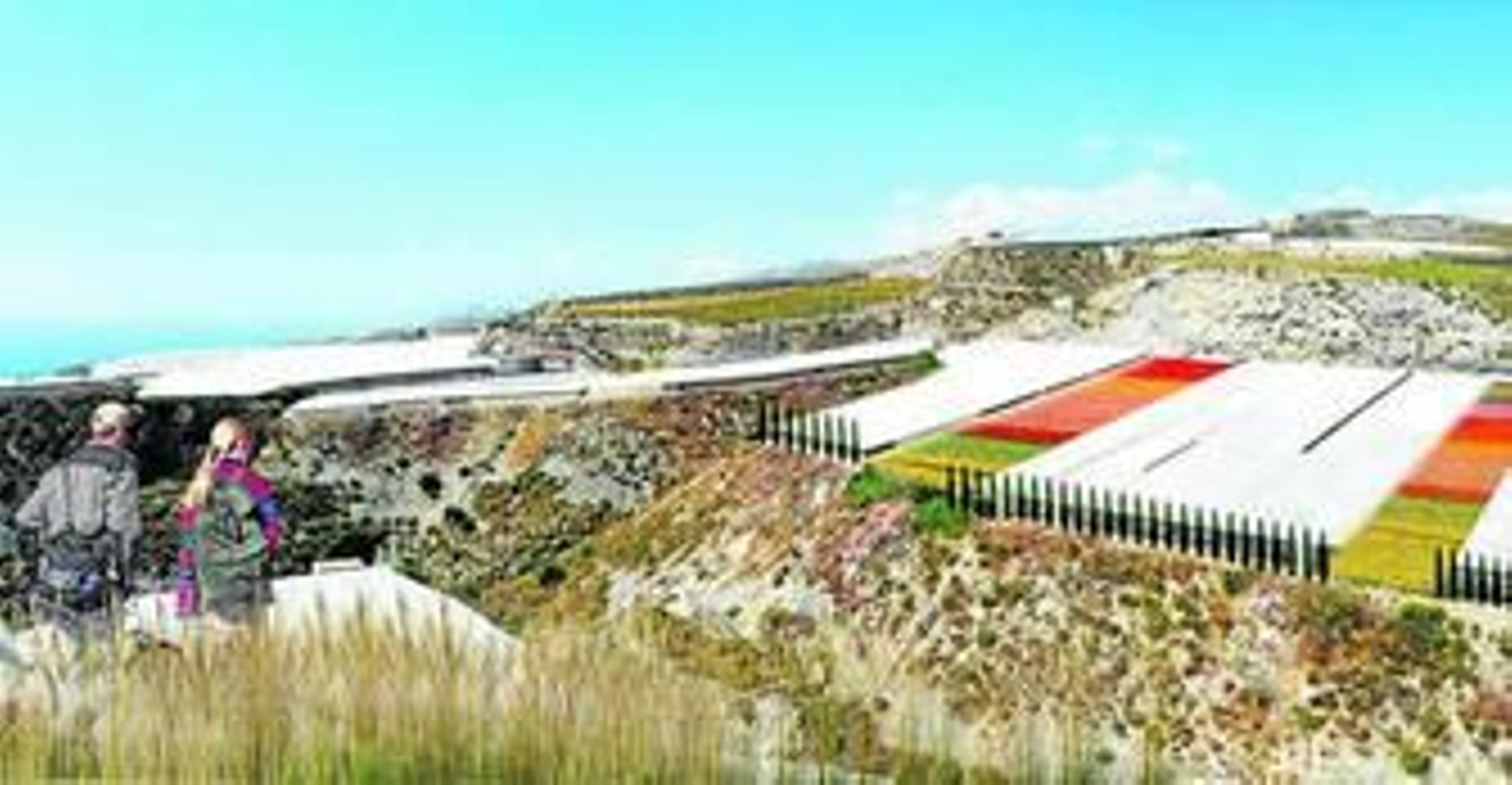 Proyecto para embellecer los invernaderos en el municipio.