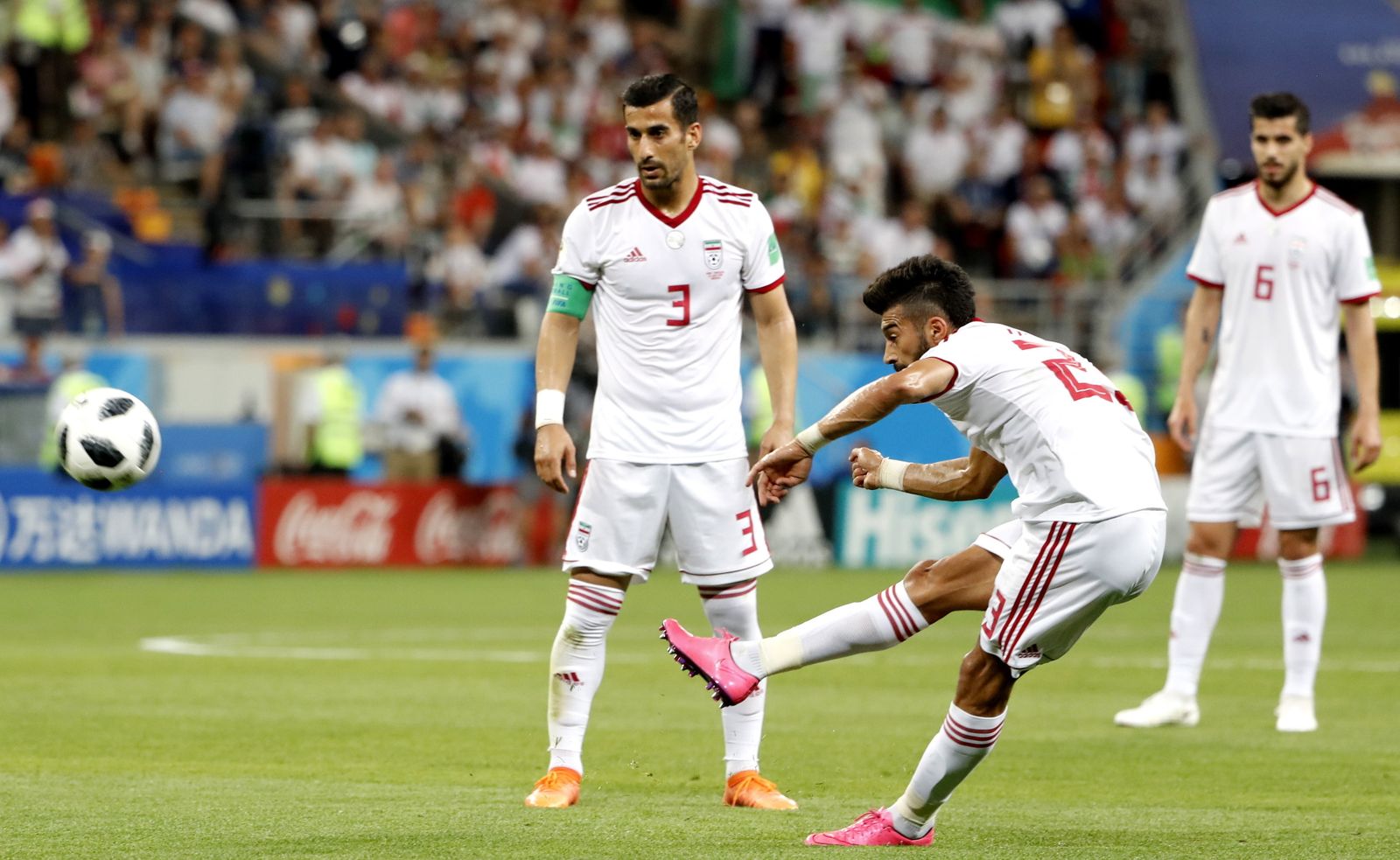 Las imágenes del Irán-Portugal