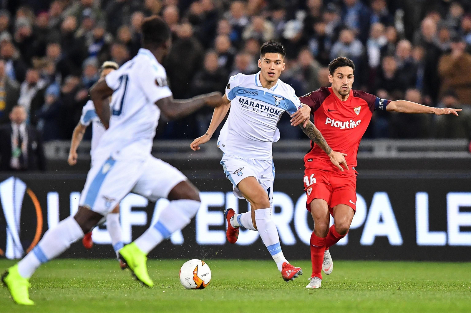 El Lazio-Sevilla FC, en imágenes