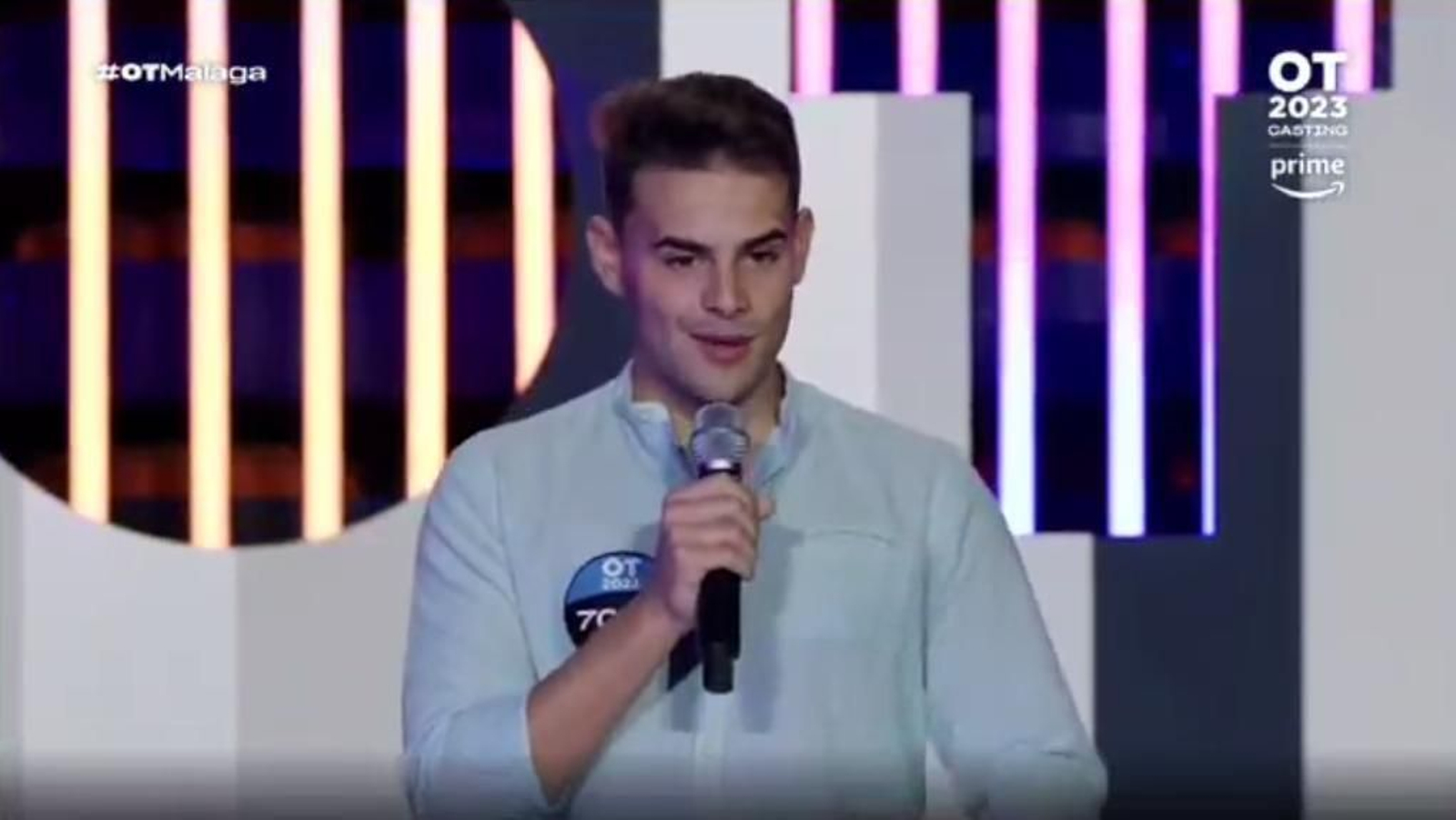 Óscar Cantalejo, en el casting de Operación Triunfo