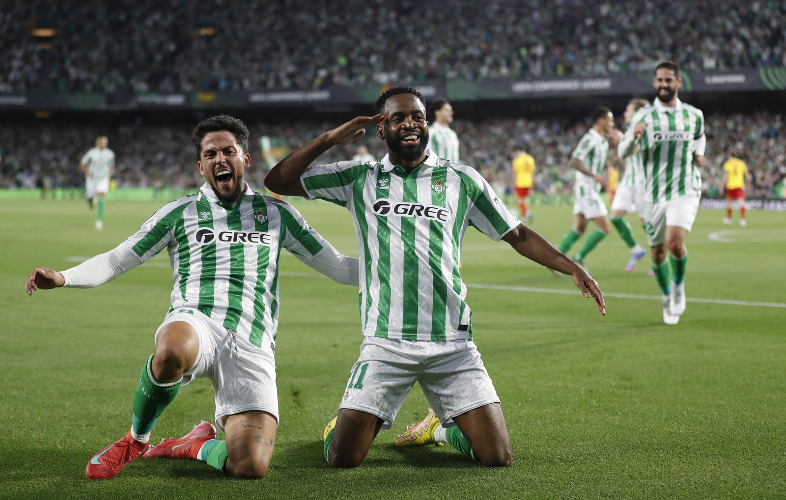 Las fotos del Betis - Jagiellonia