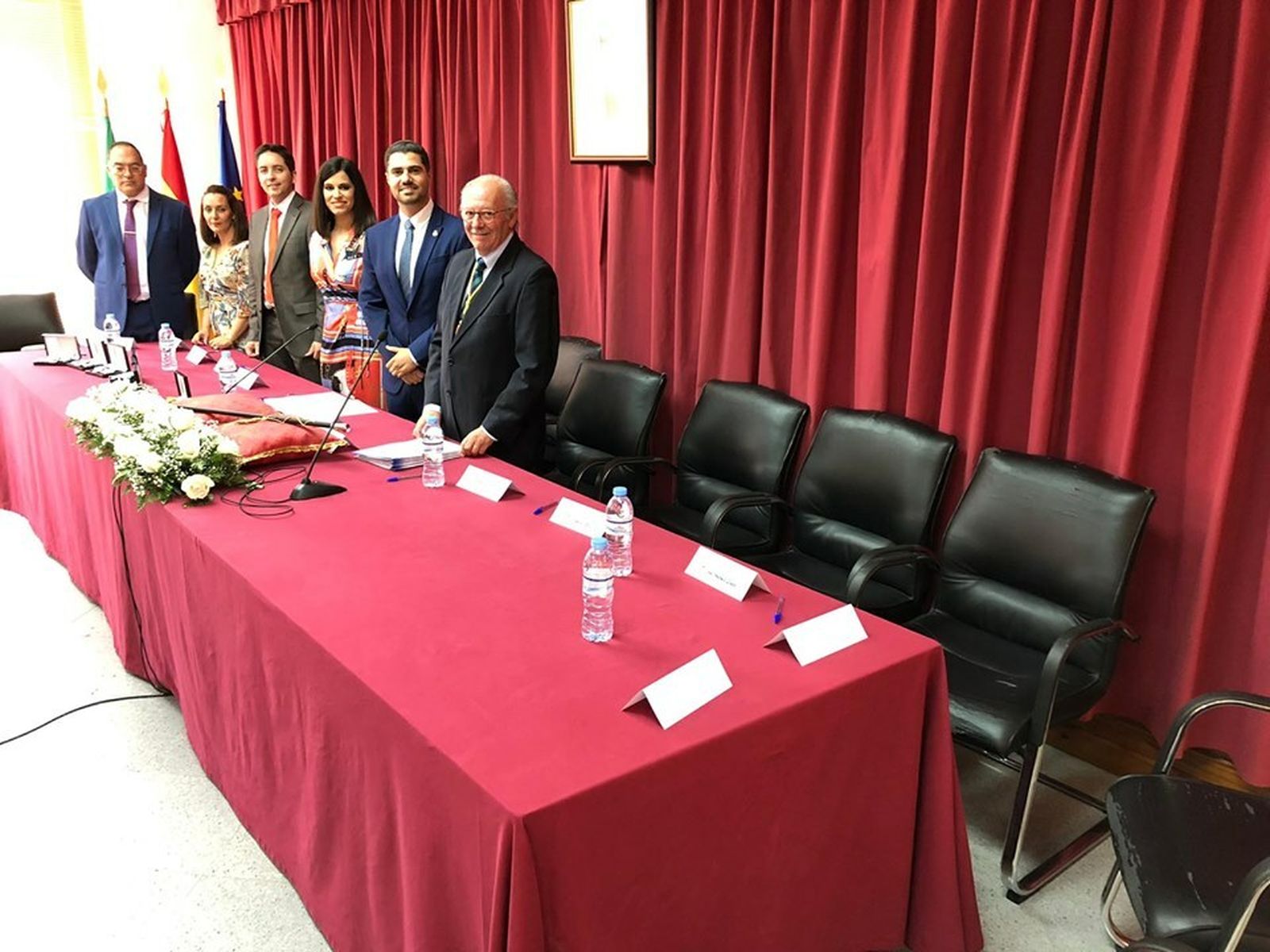 Imagen de la frustrada constitución de la Corporación