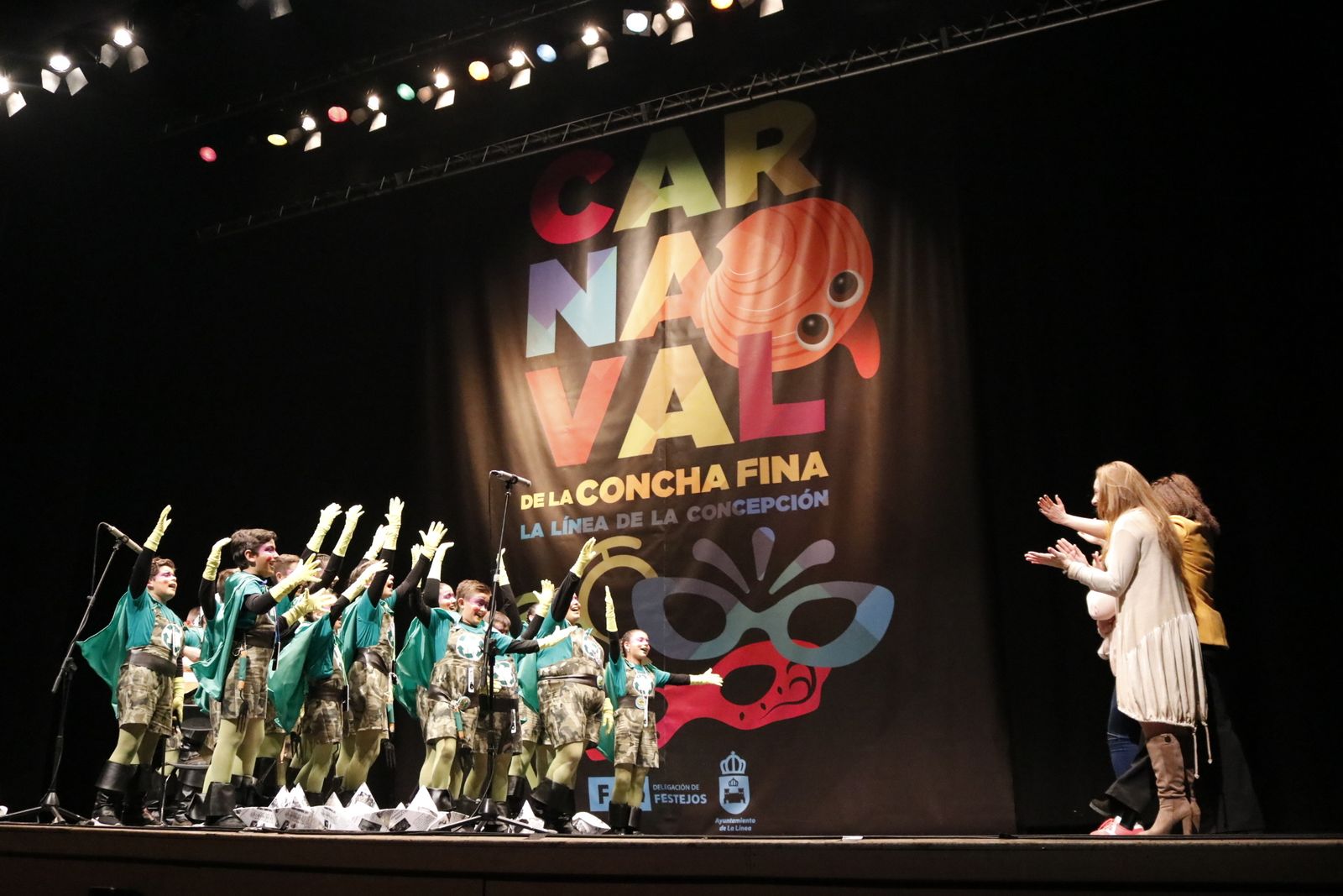 Final del concurso de Carnaval de la Concha Fina de La Línea