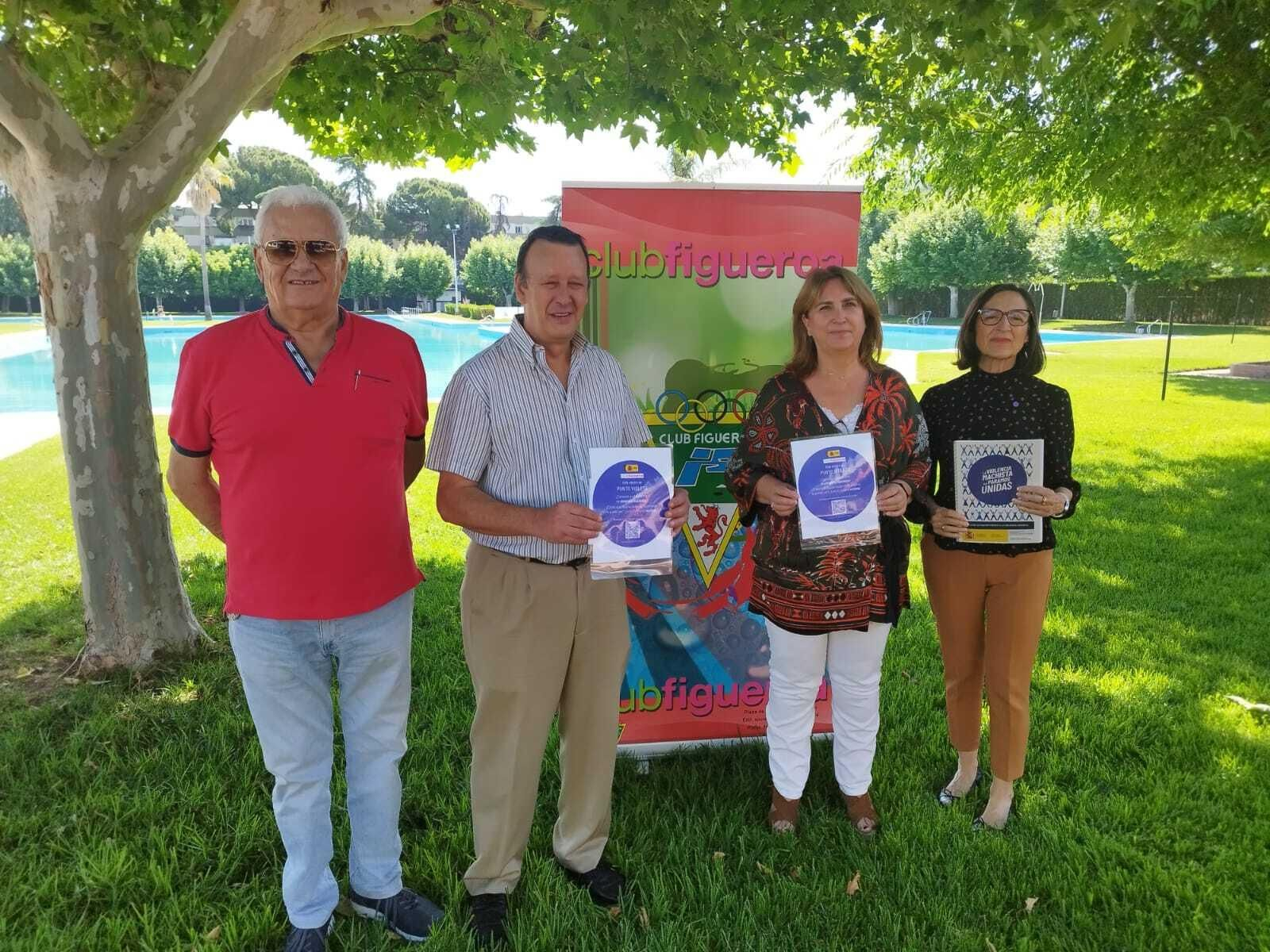 Las instalaciones del Club Figueroa ya son un nuevo punto violeta para las víctimas de violencia machista.