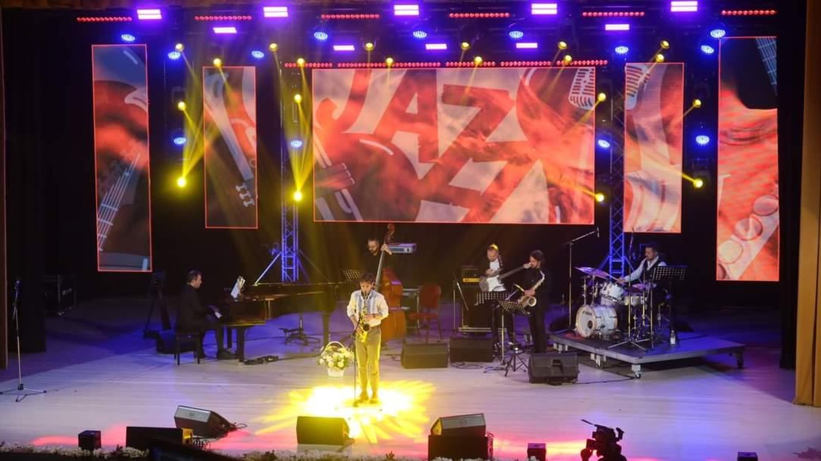 Imagen de su actuación en Rumanía.