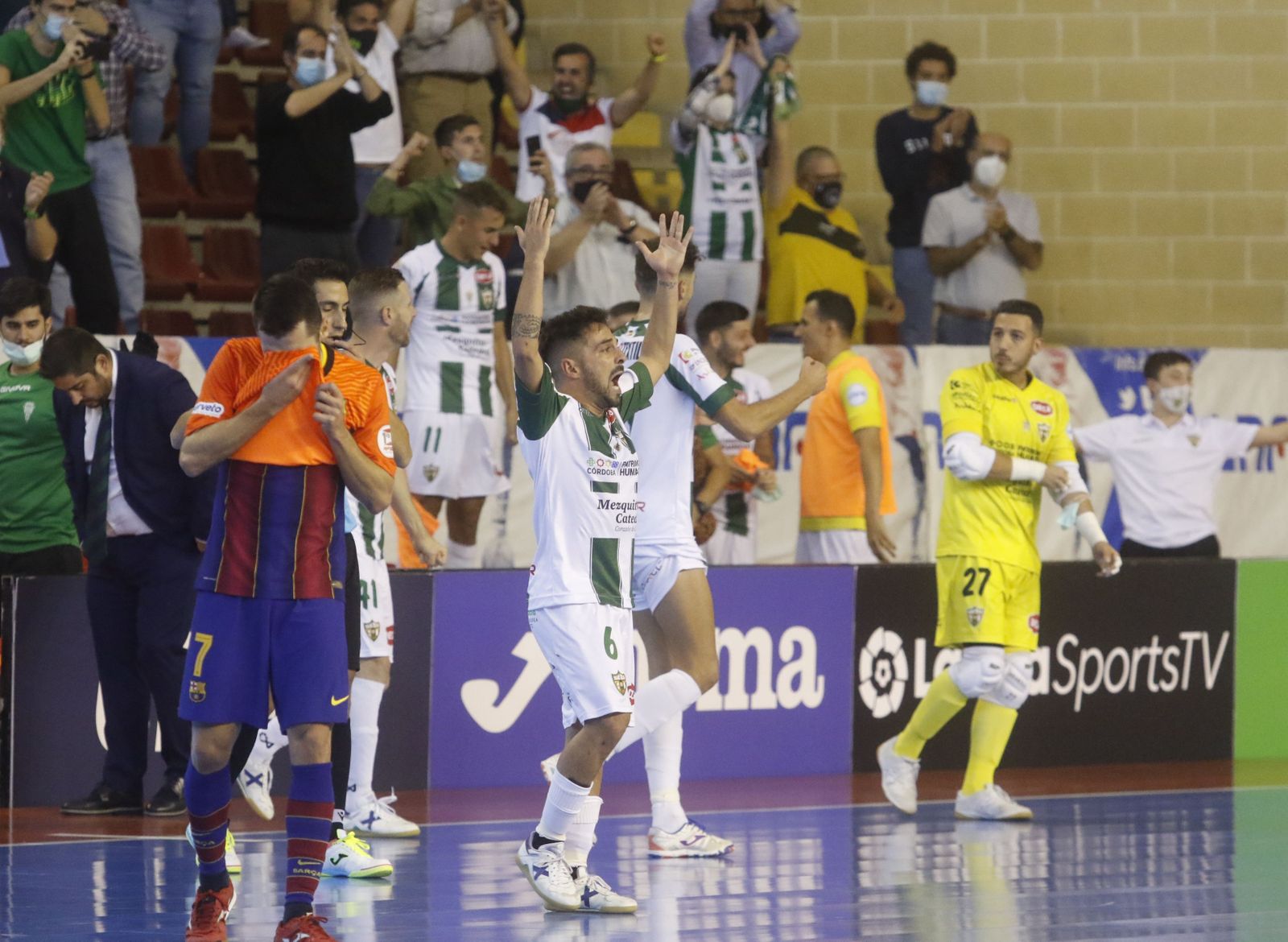 Las fotos de la hazaña: la victoria del Córdoba Futsal ante el Barça