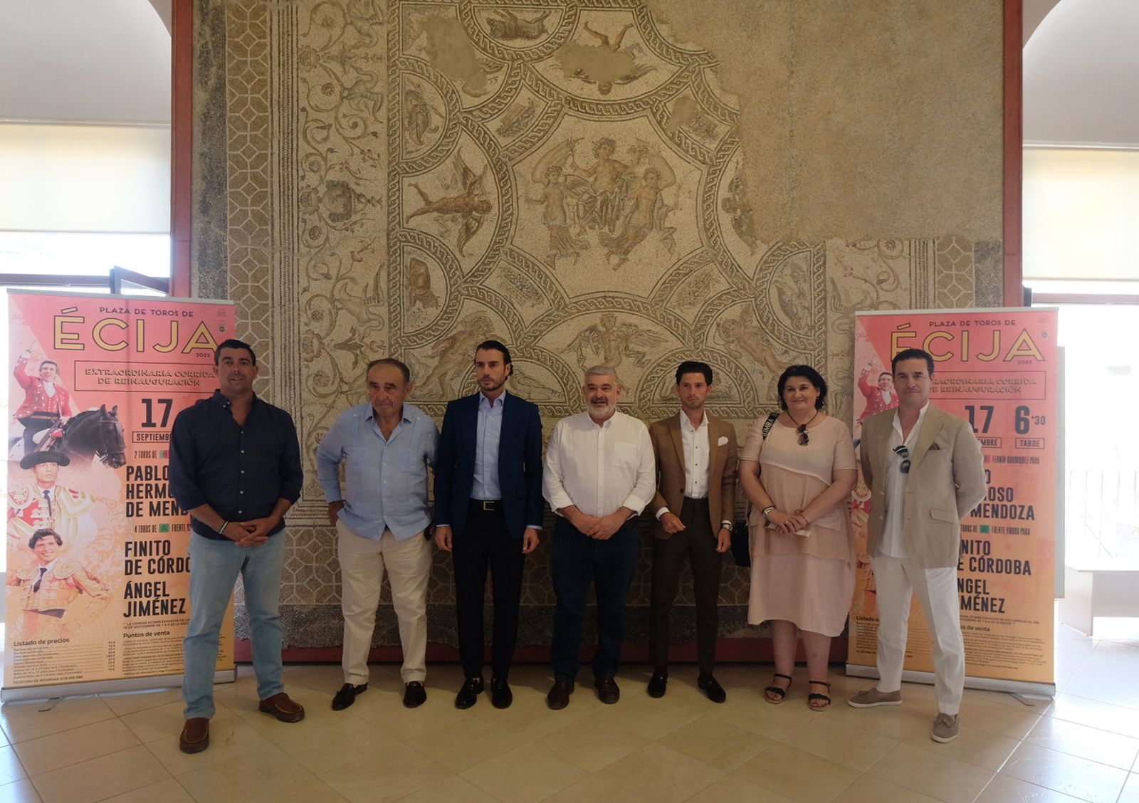 Presentación de la reinauguración de la plaza de toros de Écija.