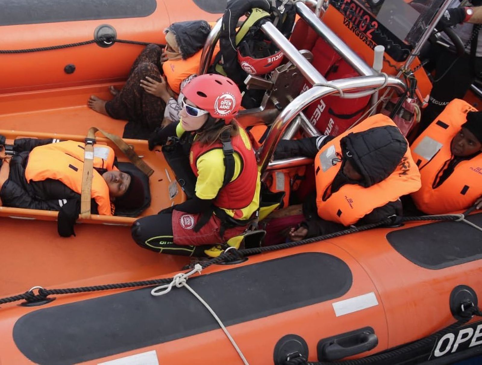 Imagen del rescate de Open Arms