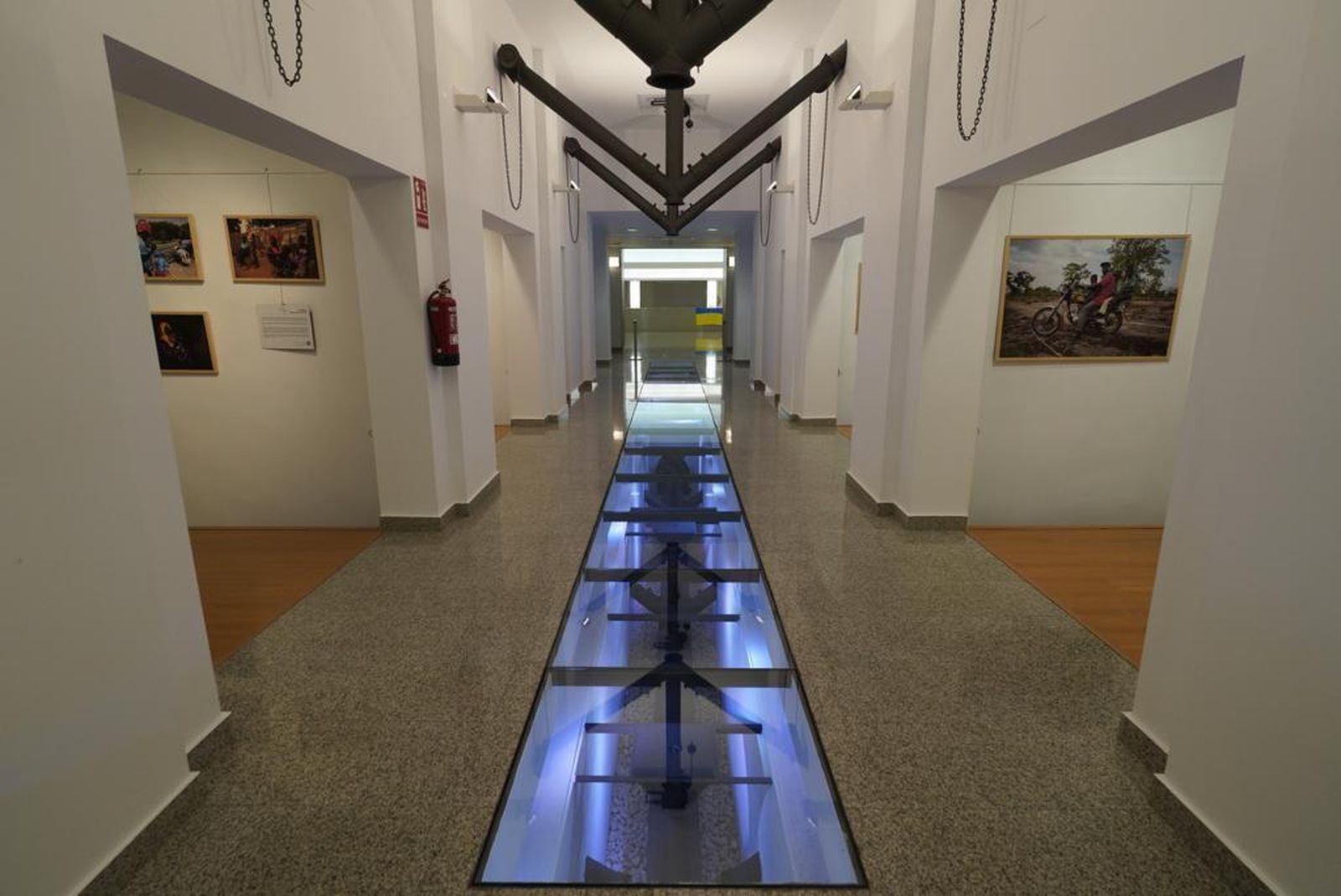 Acceso al Teatro El Silo de Pozoblanco.