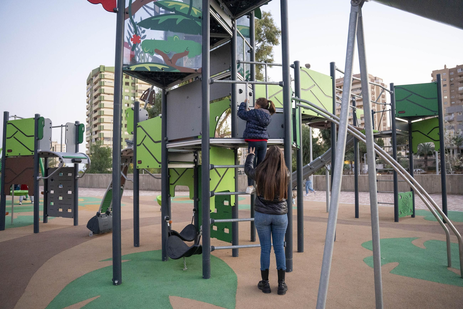 Las imágenes de la inauguración de la primera fase de la adecuación de la Rambla San Antonio de Aguadulce