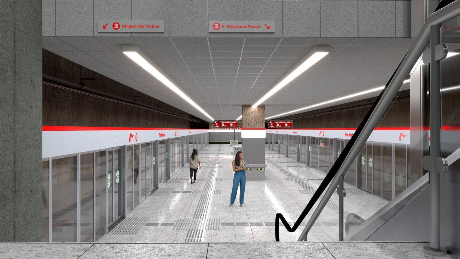 Pino Montano. Andenes