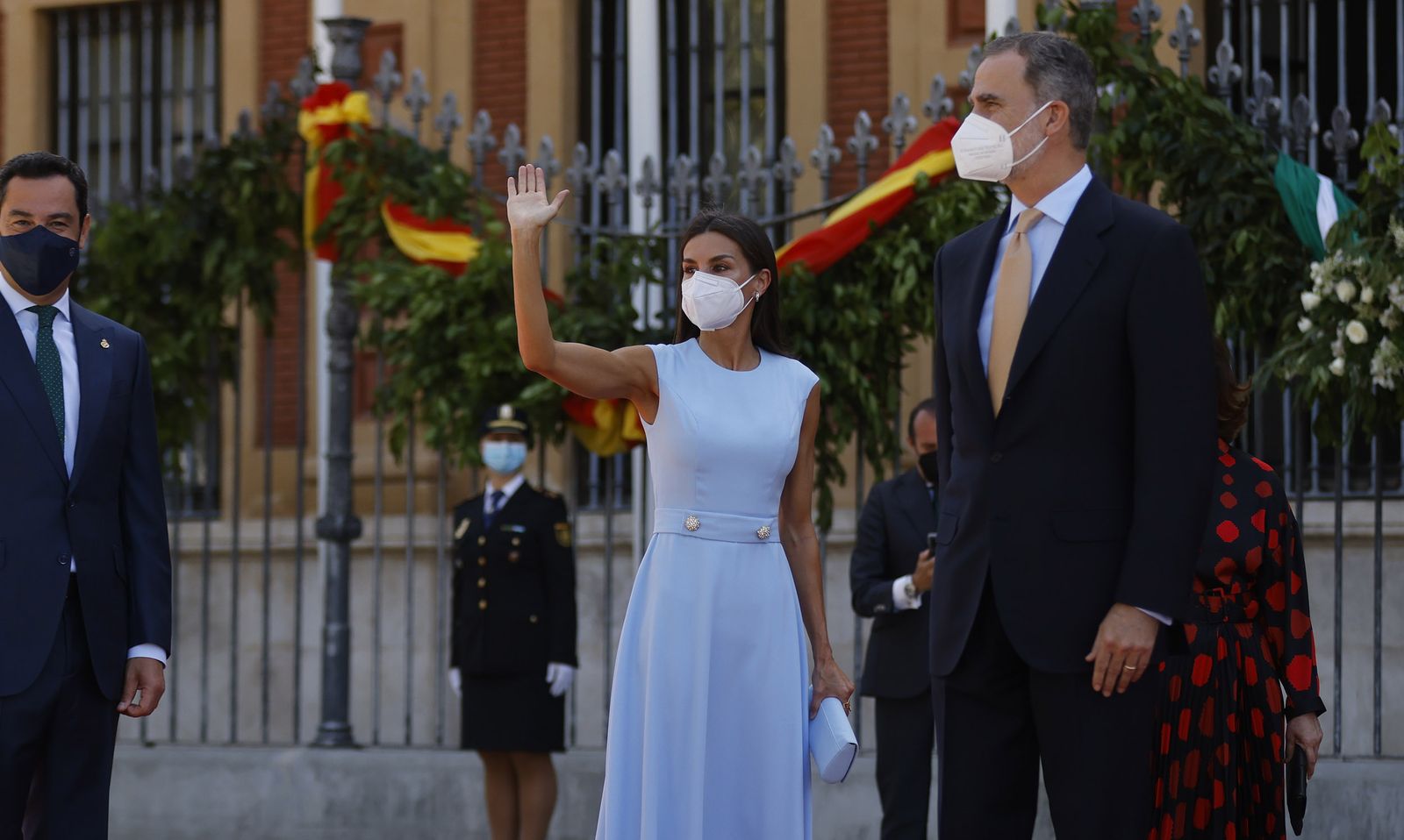 Las imágenes de  la entrega de la Medalla de Honor de Andalucía al Rey Felipe VI en Sevilla