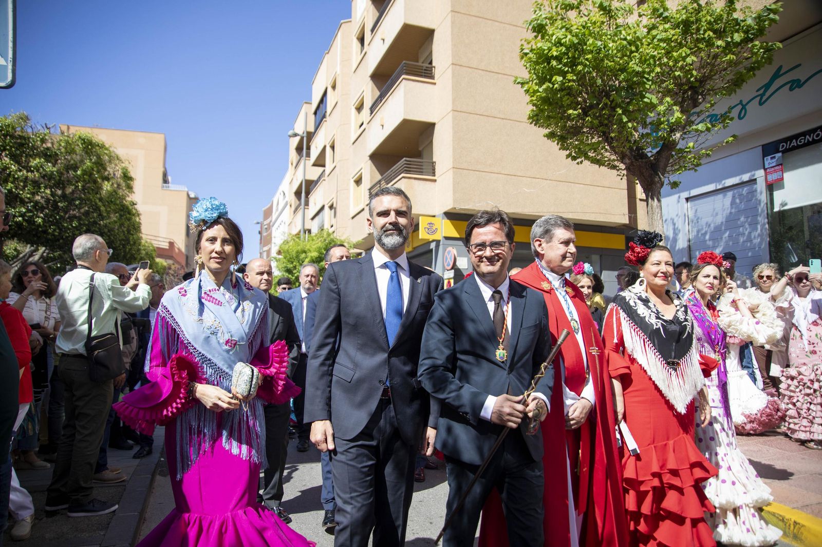 Las imágnes de la misa y procesión en honor a San Marcos en El Ejido