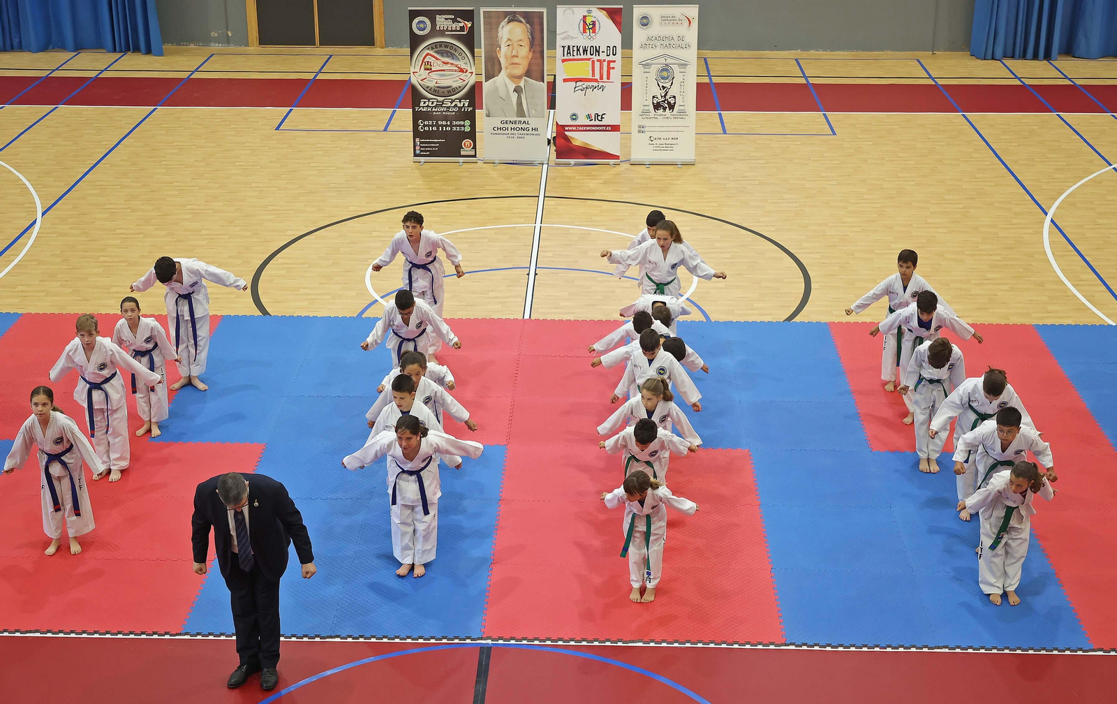 Imágenes de los exámenes de grado Taekwon - Do ITF en San Roque