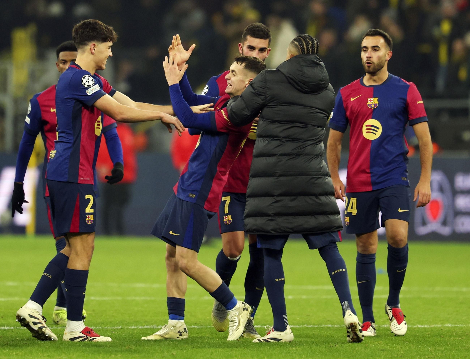 Las imágenes del Borussia Dortmund - Barcelona