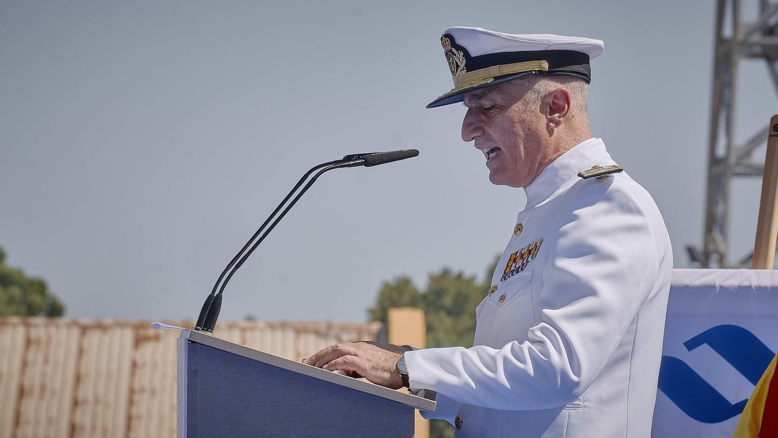 Botadura de  Al-Jubail, la primera de las cinco corbetas que Navantia construye para Arabia Saudí en el astillero de San Fernando.